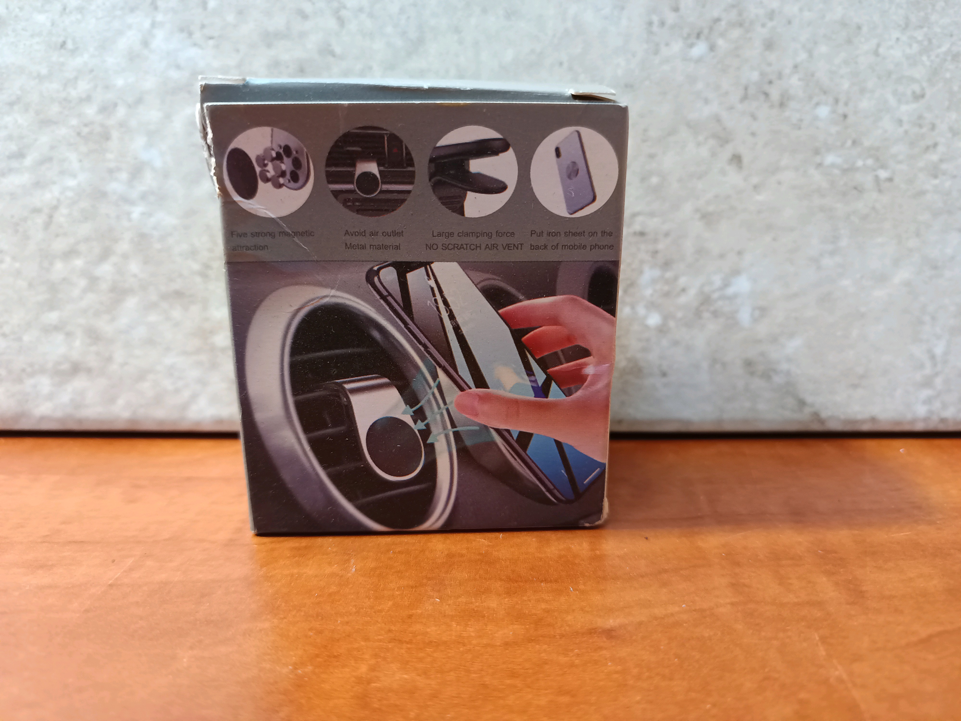 Support téléphone voiture magnétique pour grille d'aération