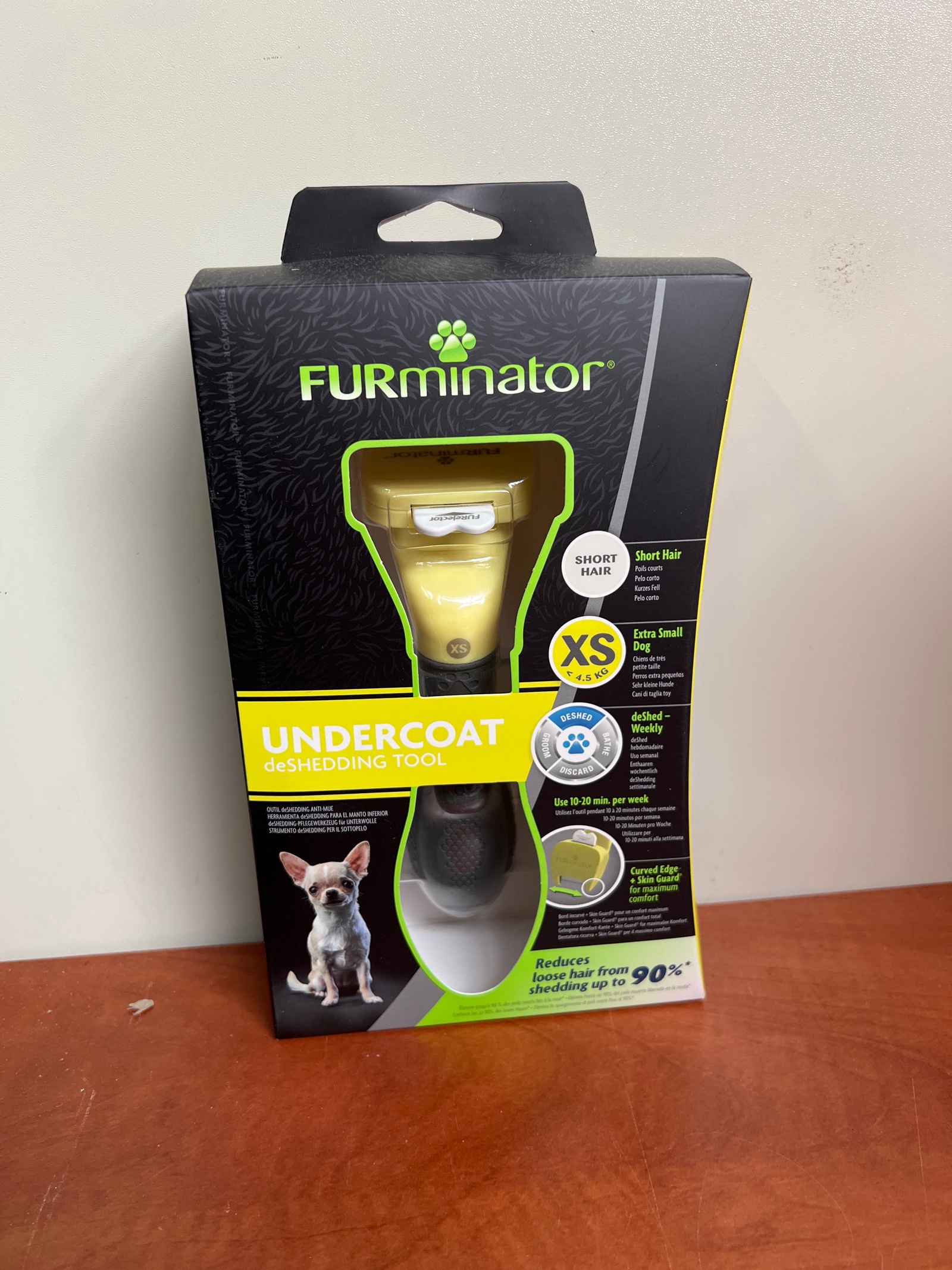 FURminator Undercoat deShedding Tool XS pour chiens à poils courts
