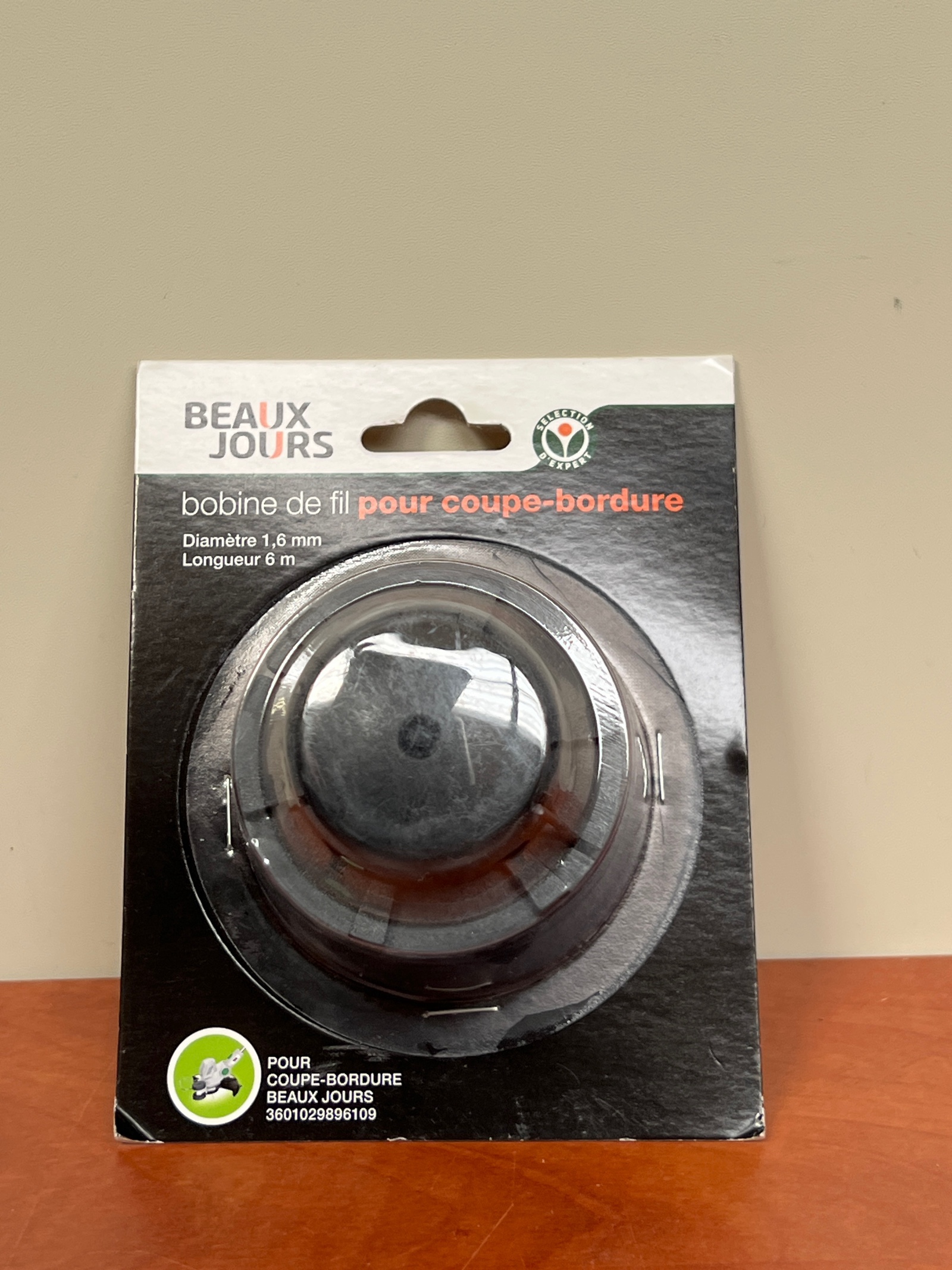 Beaux Jours bobine de fil pour coupe-bordure, 1,6 mm x 6 m