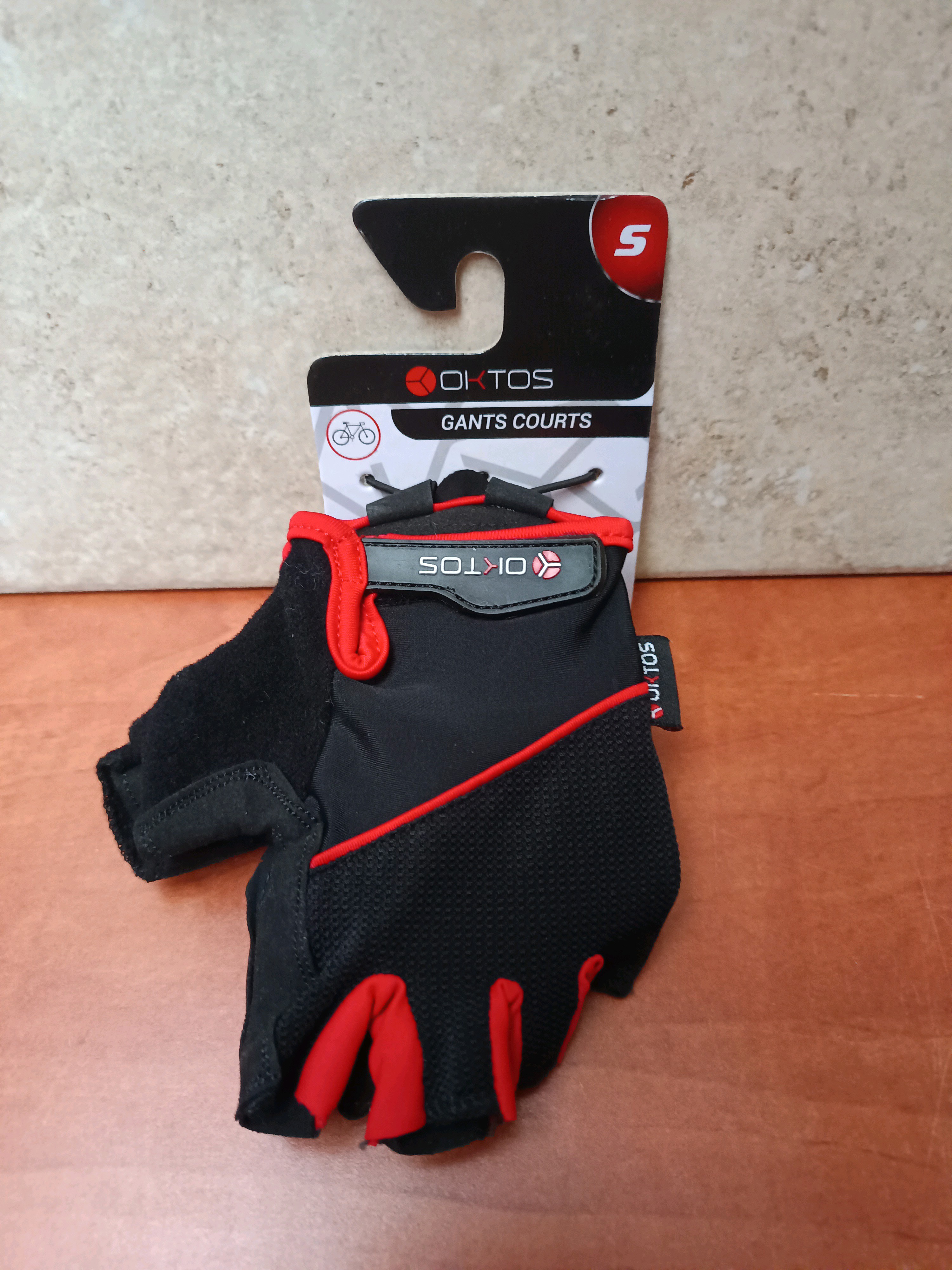 Oktos gants courts de cyclisme - taille S