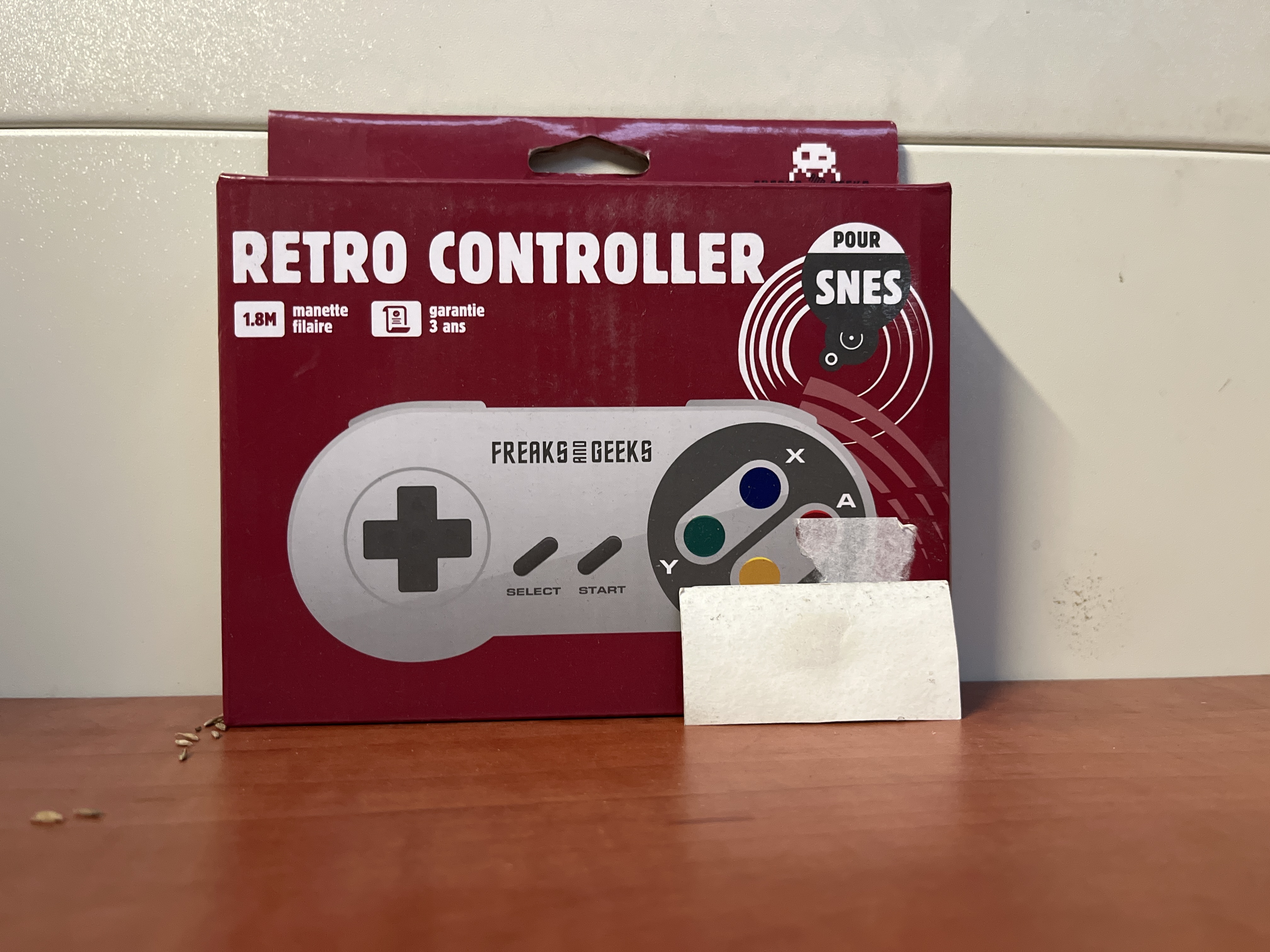 Freaks & Geeks Retro Controller pour SNES (manette filaire)