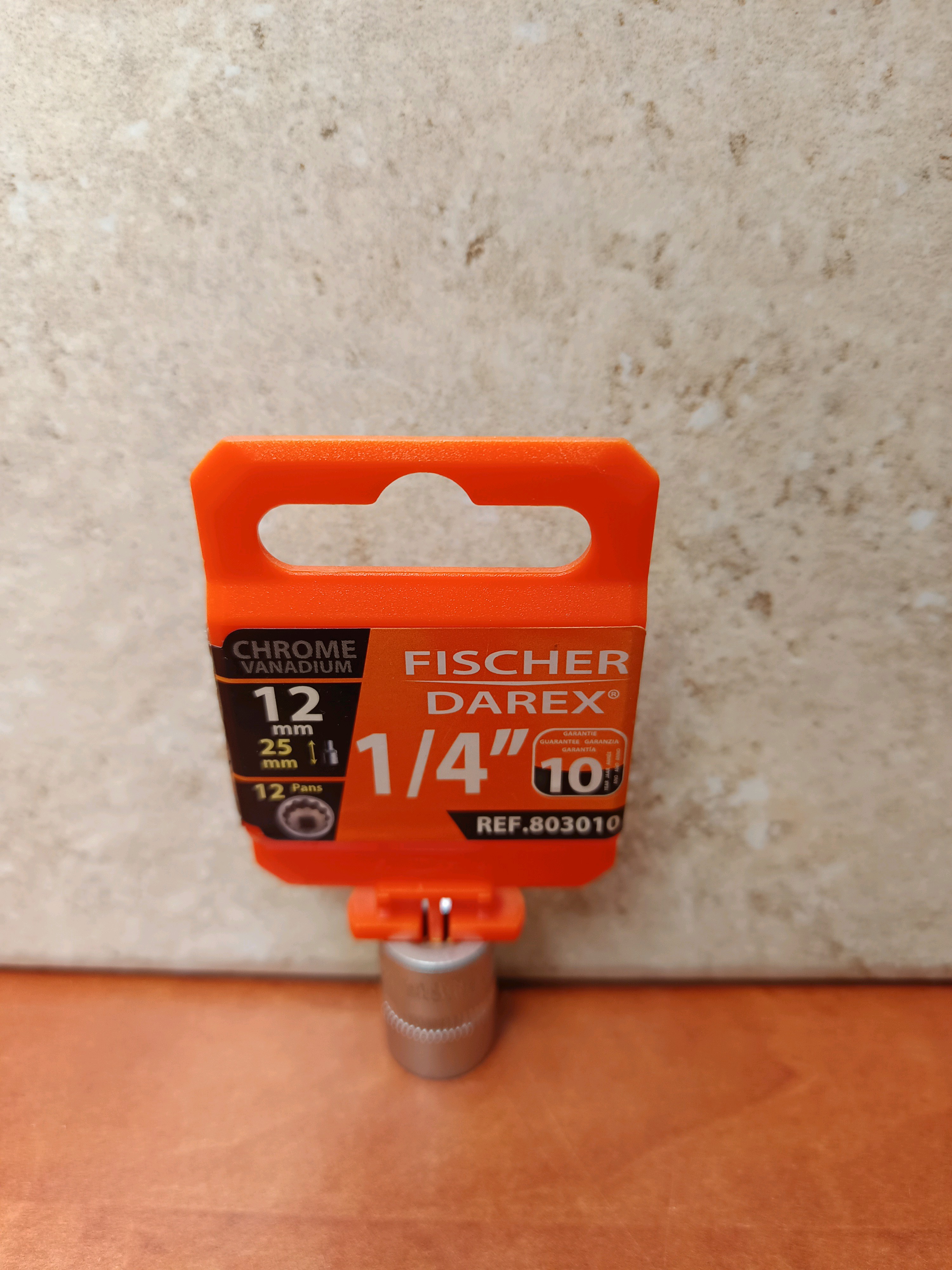 Douille 1/4" Fischer Darex - Chrome Vanadium (REF 803010)