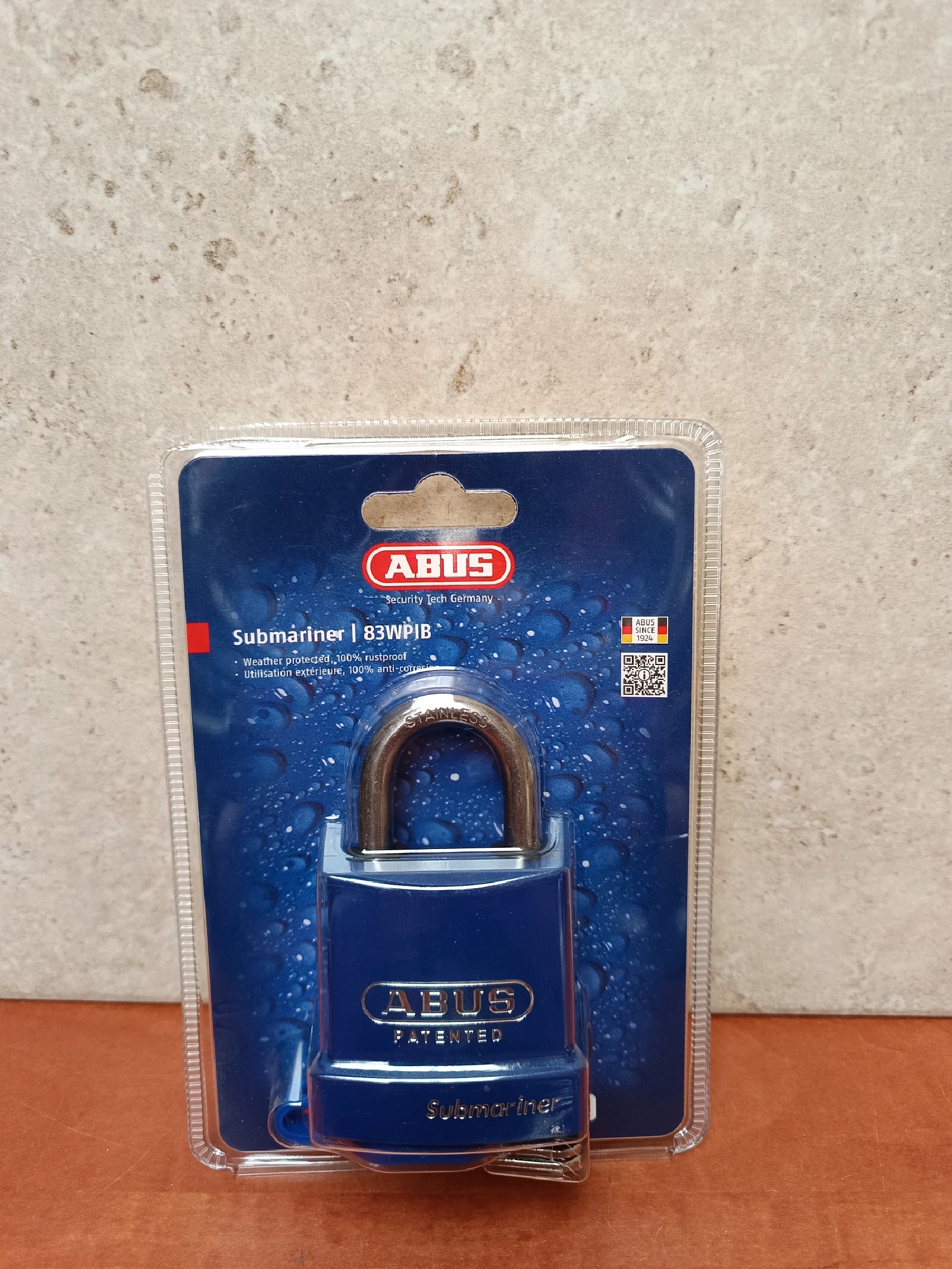 Cadenas ABUS Submariner 83WPIB - Bleu