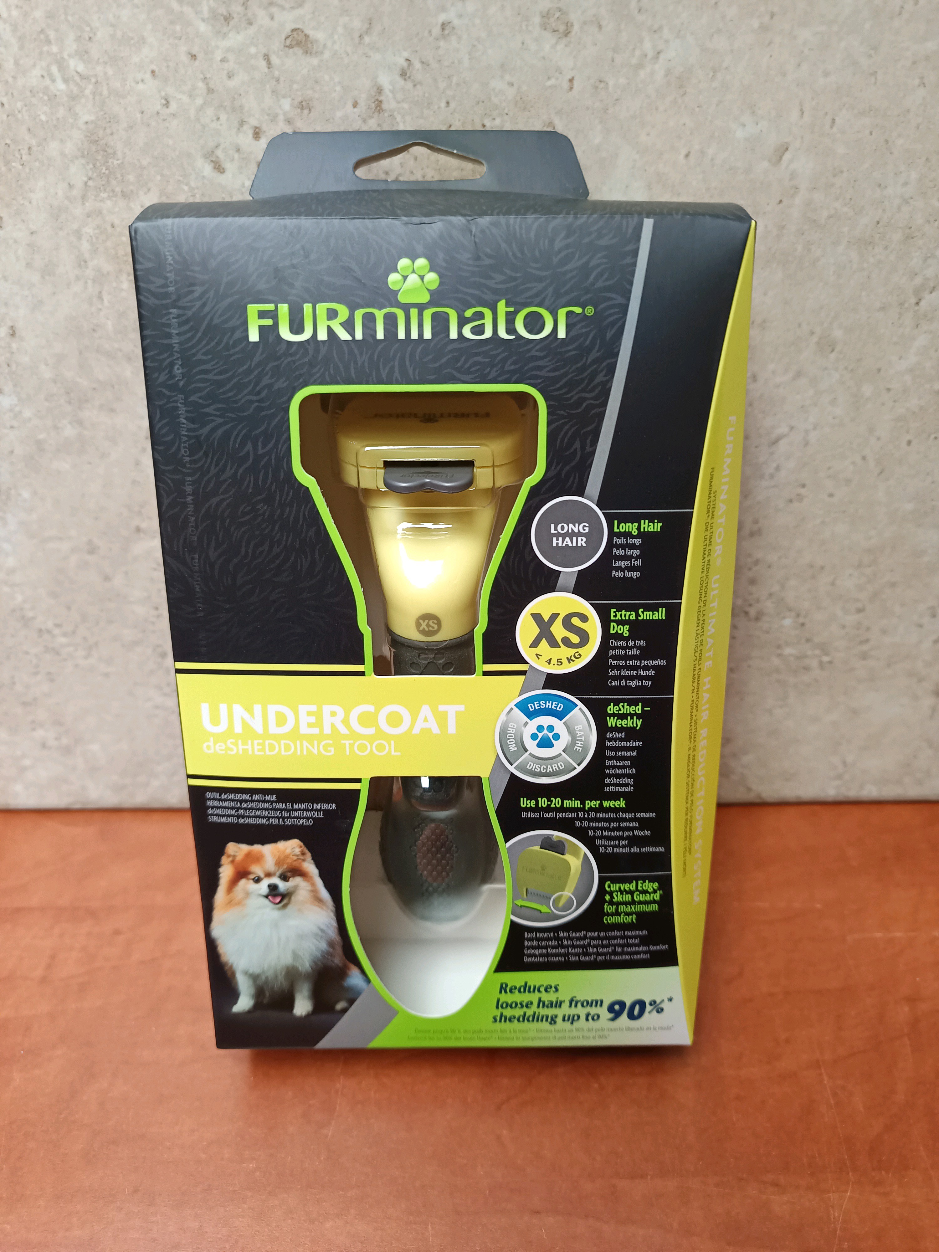FURminator Undercoat deShedding Tool XS Long Hair pour chien