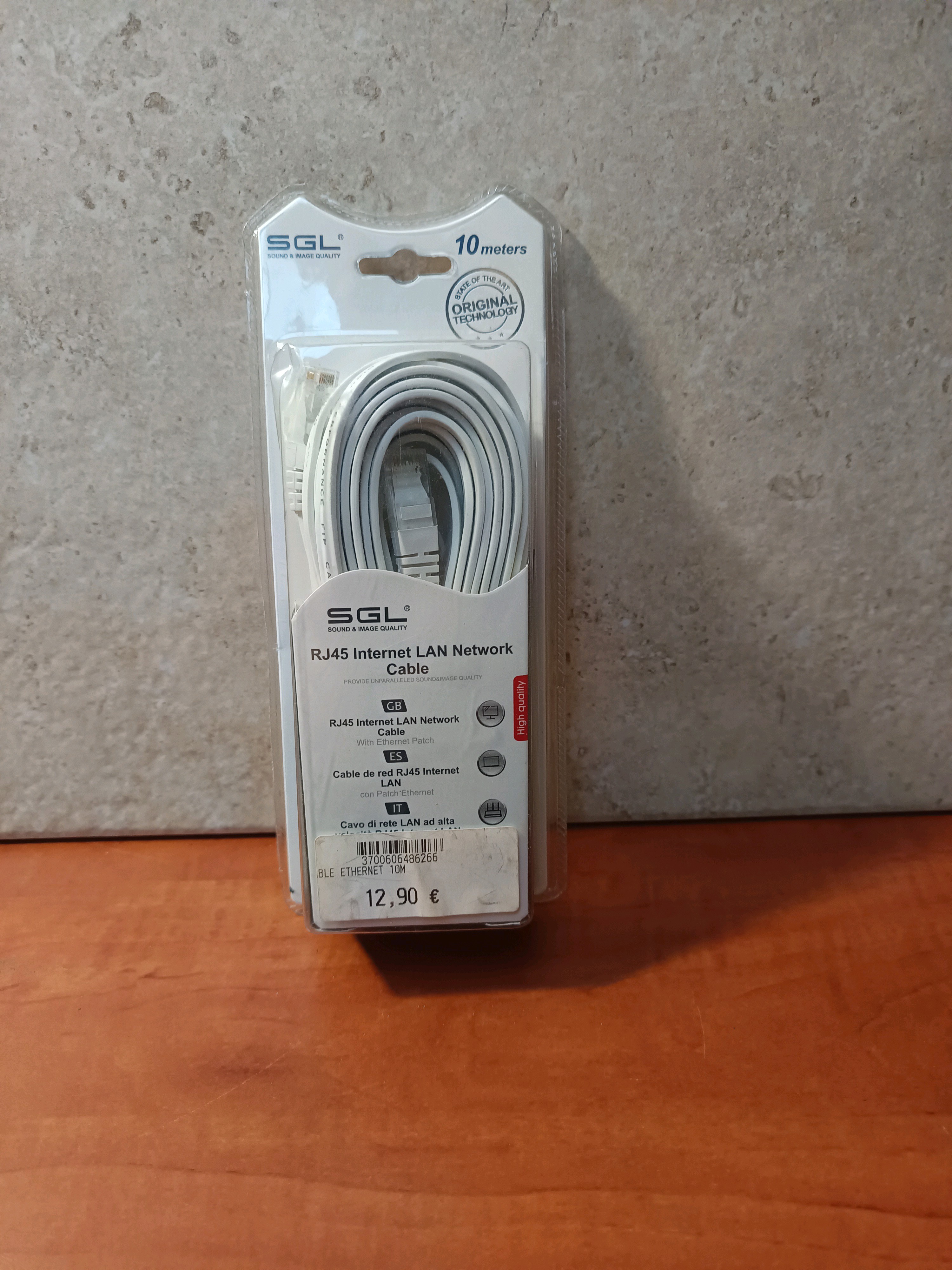 SGL câble réseau RJ45 Internet LAN 10 m