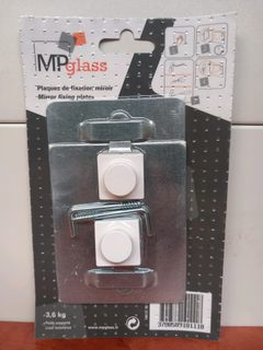MPglass Plaques de fixation miroir
