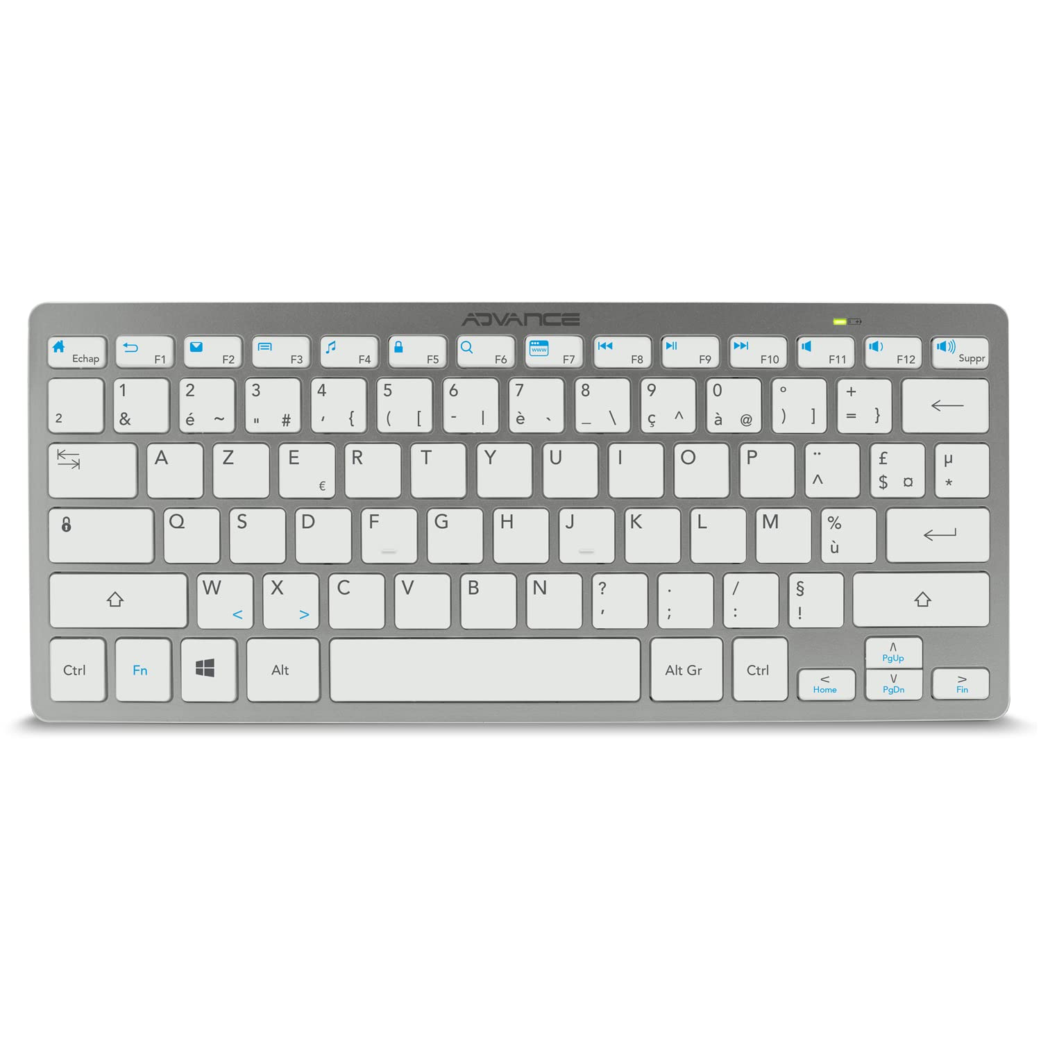 Clavier Sans Fil Bluetooth Advance Smartkeys (gris)