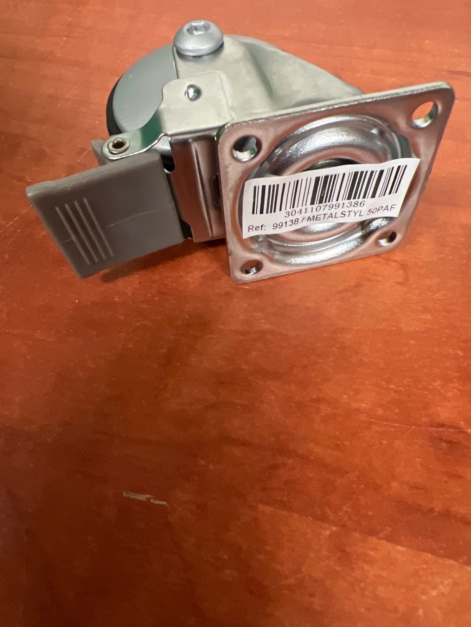 Roulette à platine avec frein METALSTYL 50PAF (Ref 99138)