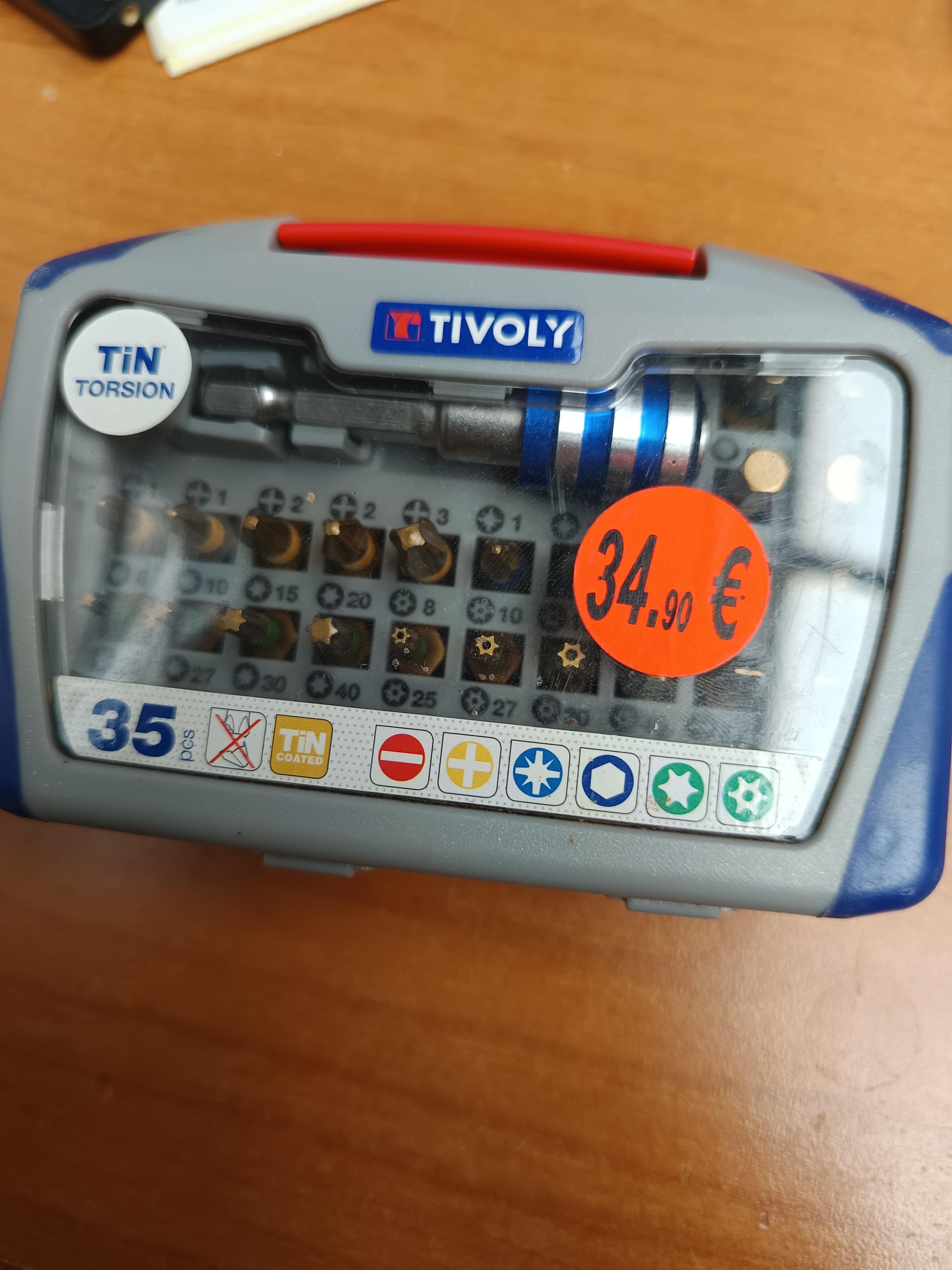 Boîte Embouts de Vissage 35 Pièces Tivoly