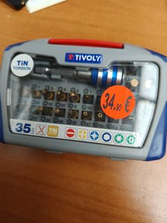 Boîte Embouts de Vissage 35 Pièces Tivoly