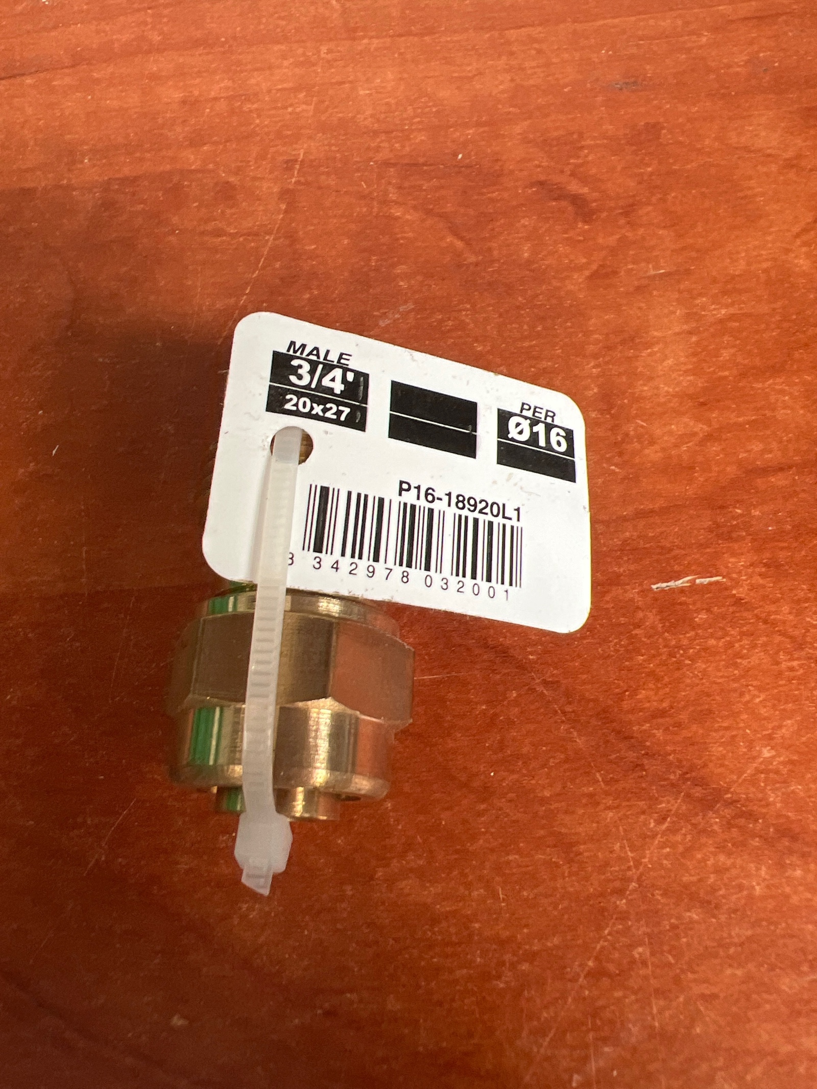 Raccord PER à compression mâle NT — photo 2