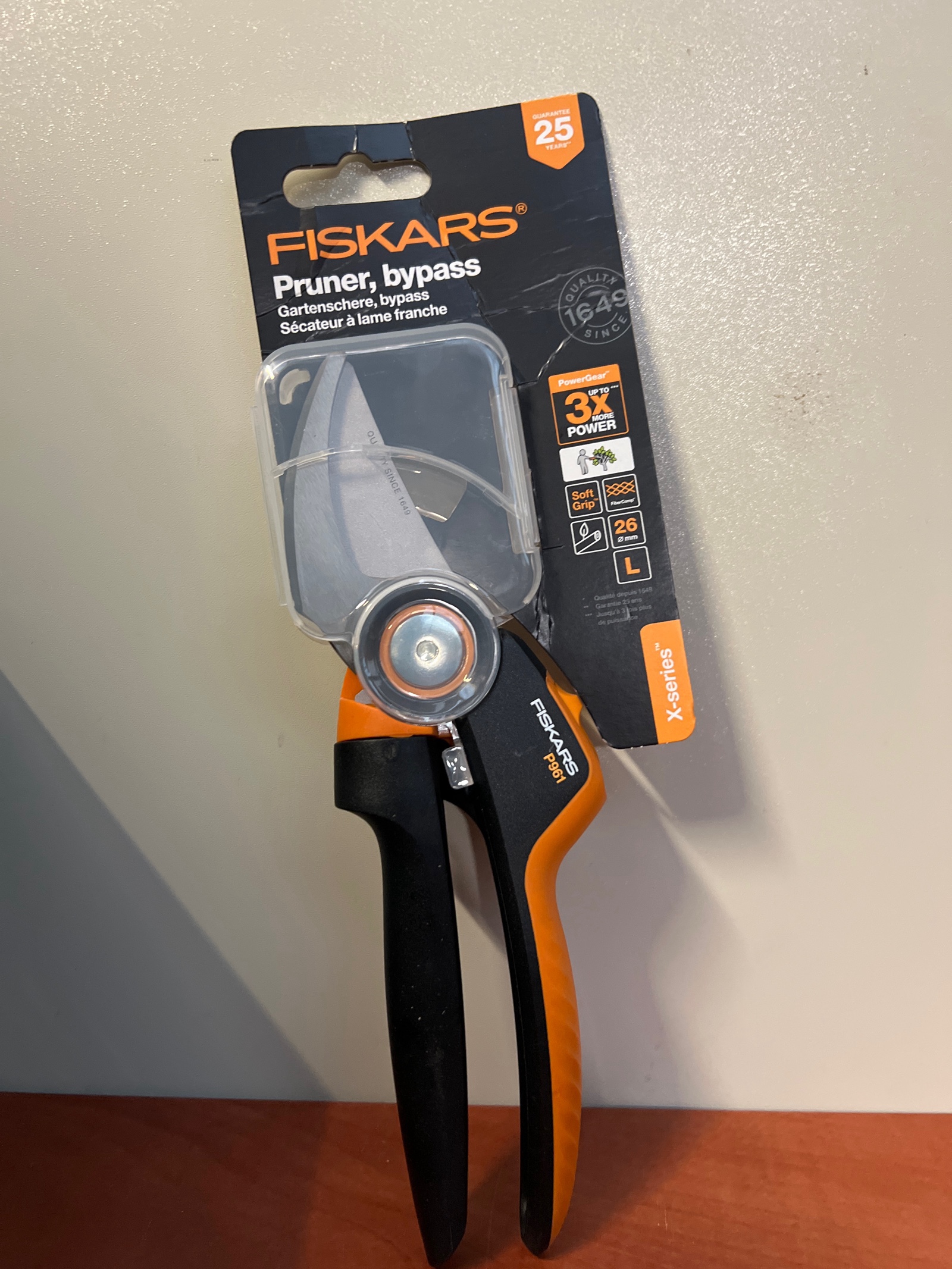 Sécateur FISKARS X-Series PowerGearX P961 coupe 26 mm
