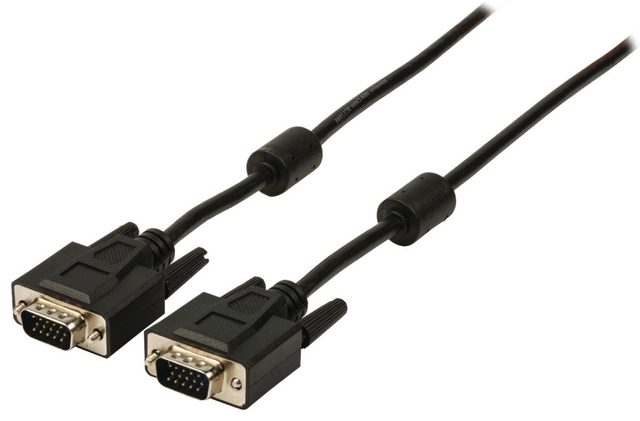 Câble VGA à connecteur VGA mâle vers VGA mâle 2.00 m noir