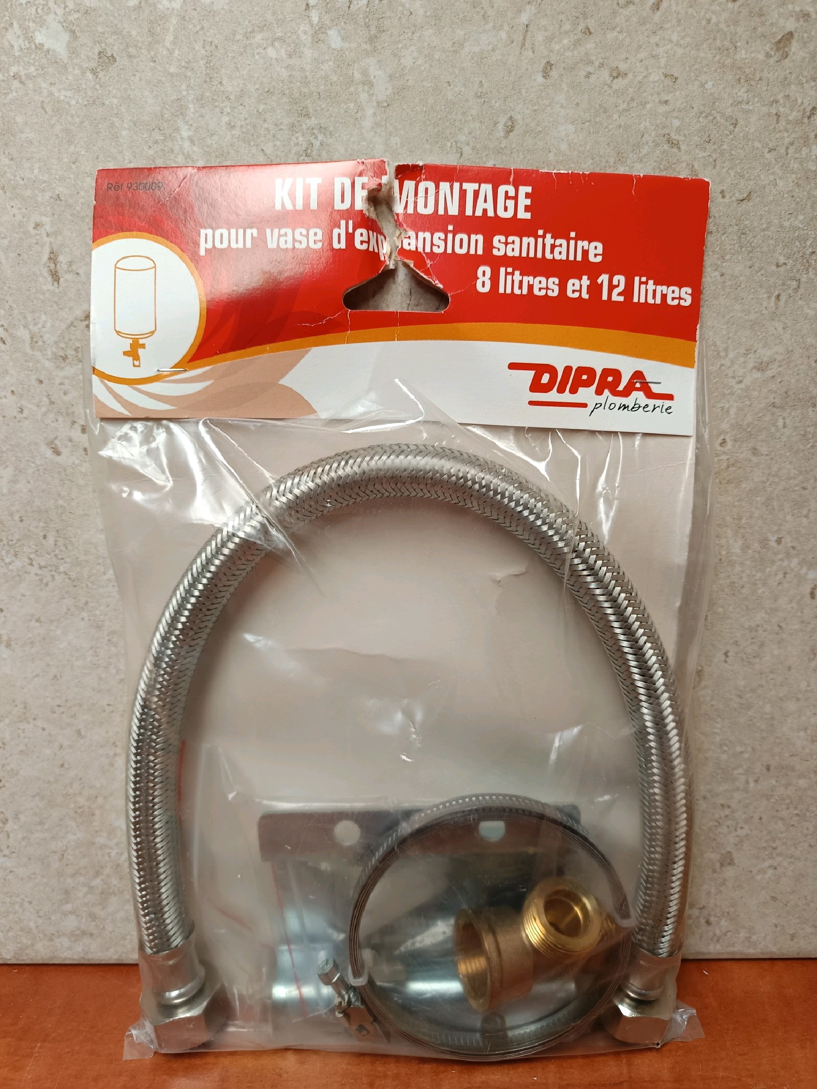 DIPRA kit de montage pour vase d’expansion sanitaire 8 L et 12 L