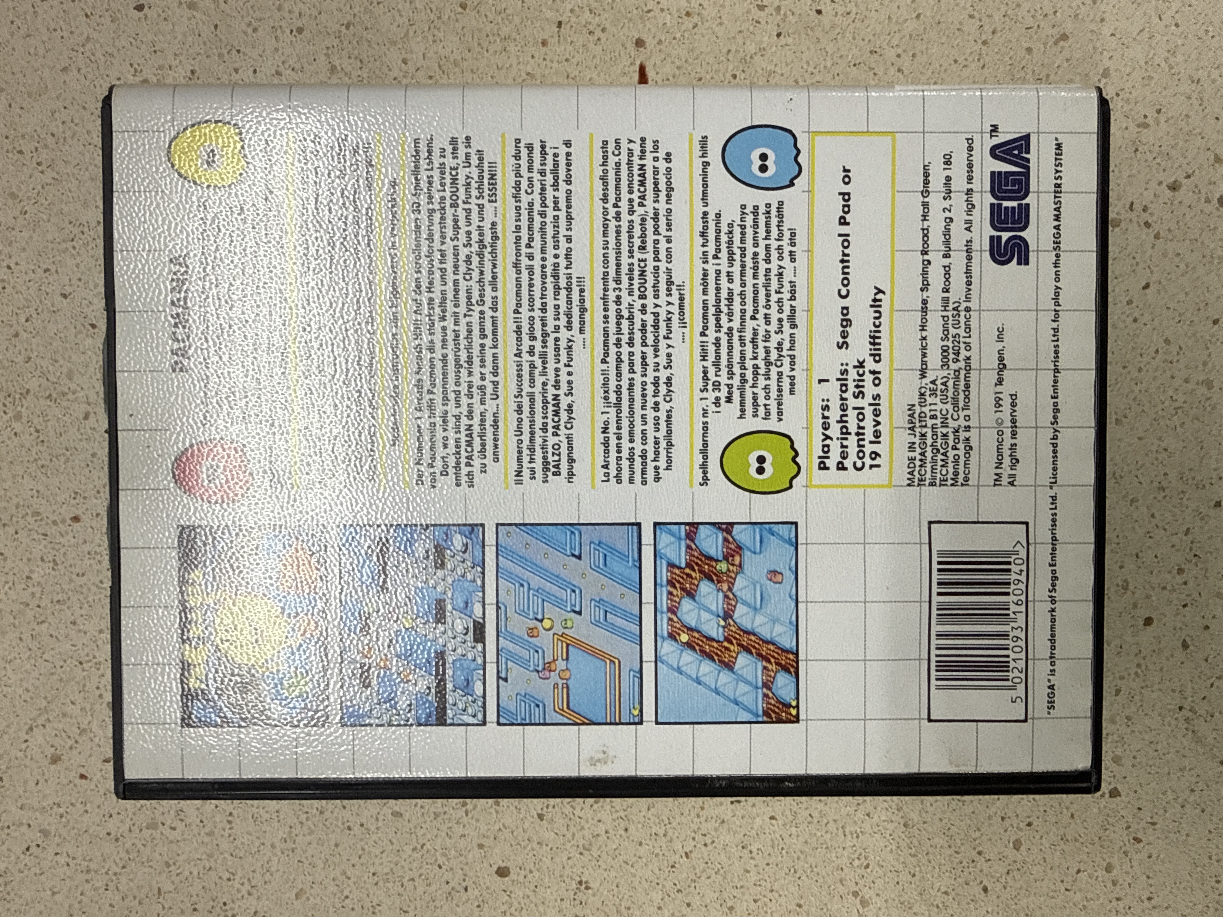 Pac-Mania - Sega Master System (TecMagik) — photo 3