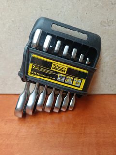 Stanley Clés mixtes courtes à cliquet FatMax, jeu de 7 pcs - FMMT82900-0