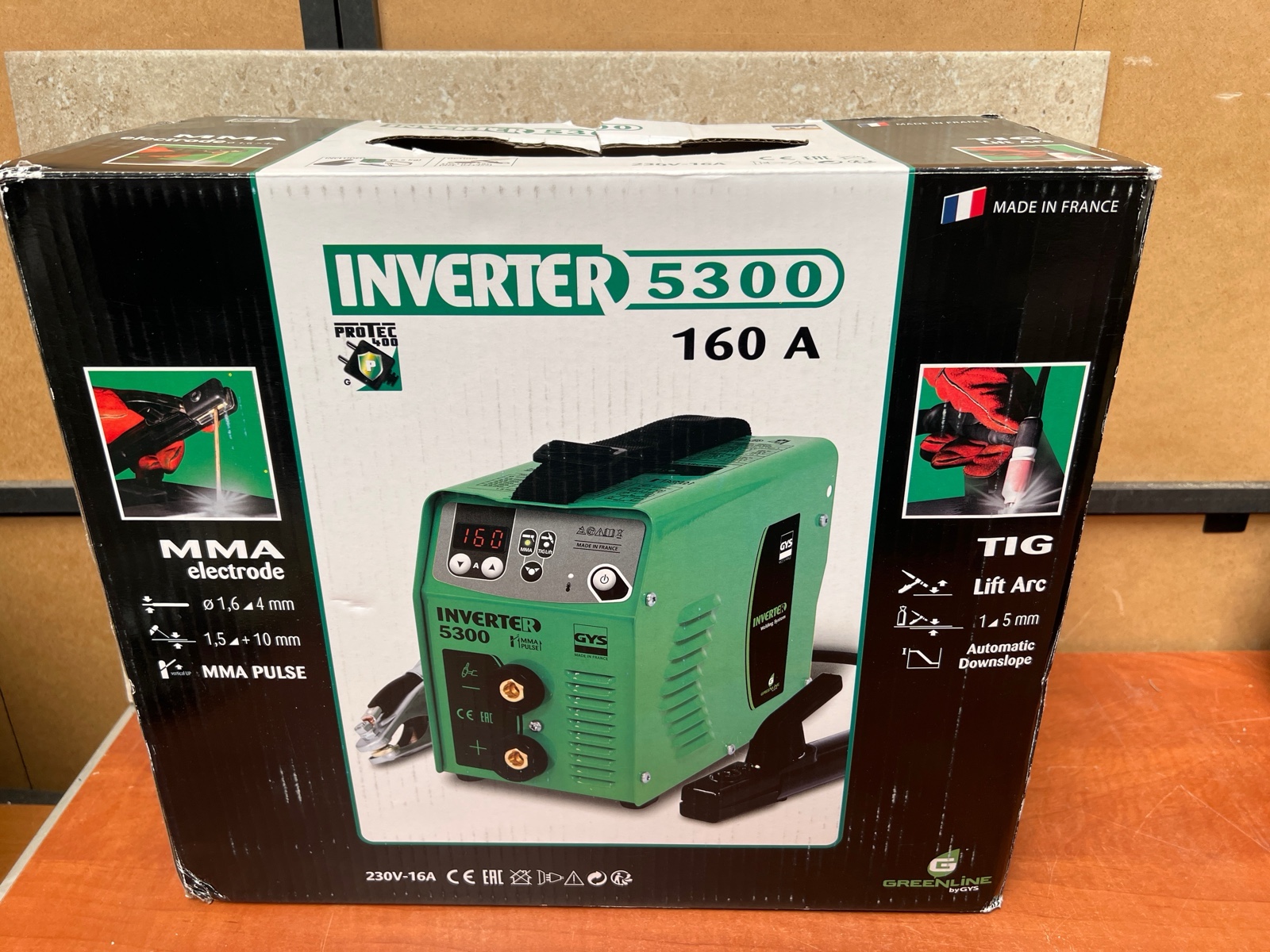 GYS Inverter 5300 160 A poste à souder MMA/TIG