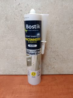 Bostik Joint Parfait Maçonnerie & Portes blanc – Acrylique (cartouche)