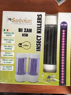 Sandokan BI ZAN USB piège à insectes (20 LED)