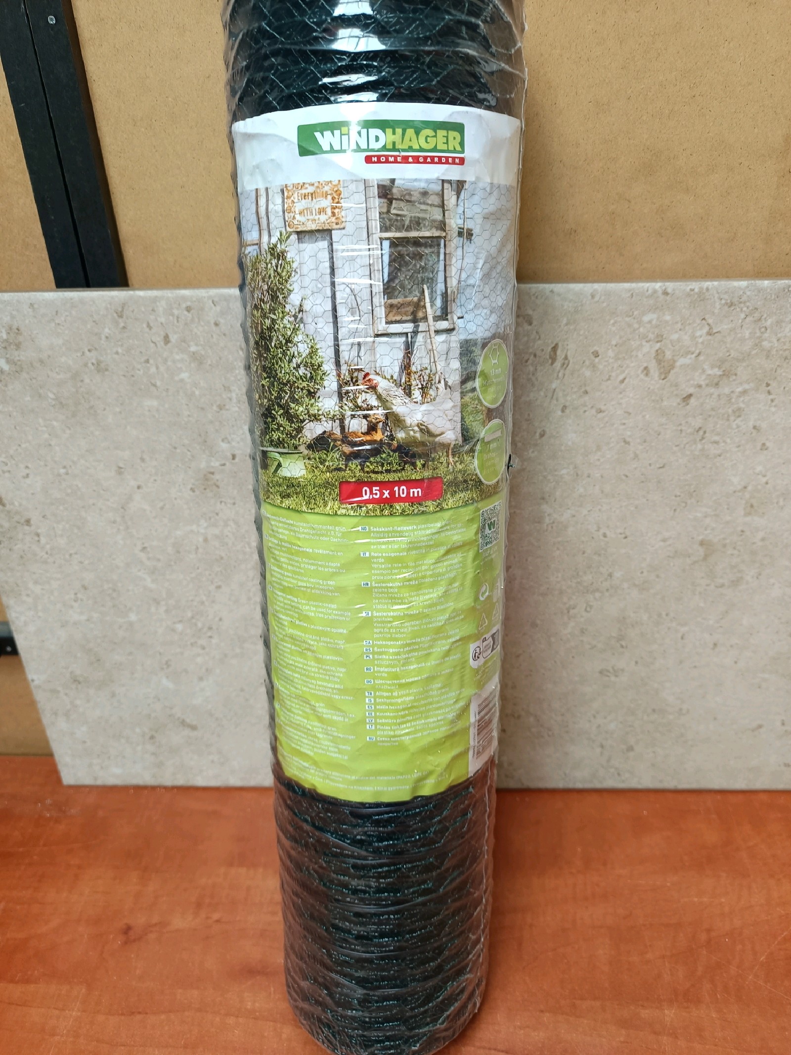Windhager grillage hexagonal 0,5 x 10 m
