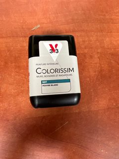 V33 Colorissim peinture intérieure mat Poivre Blanc (murs, boiseries et radiateurs)