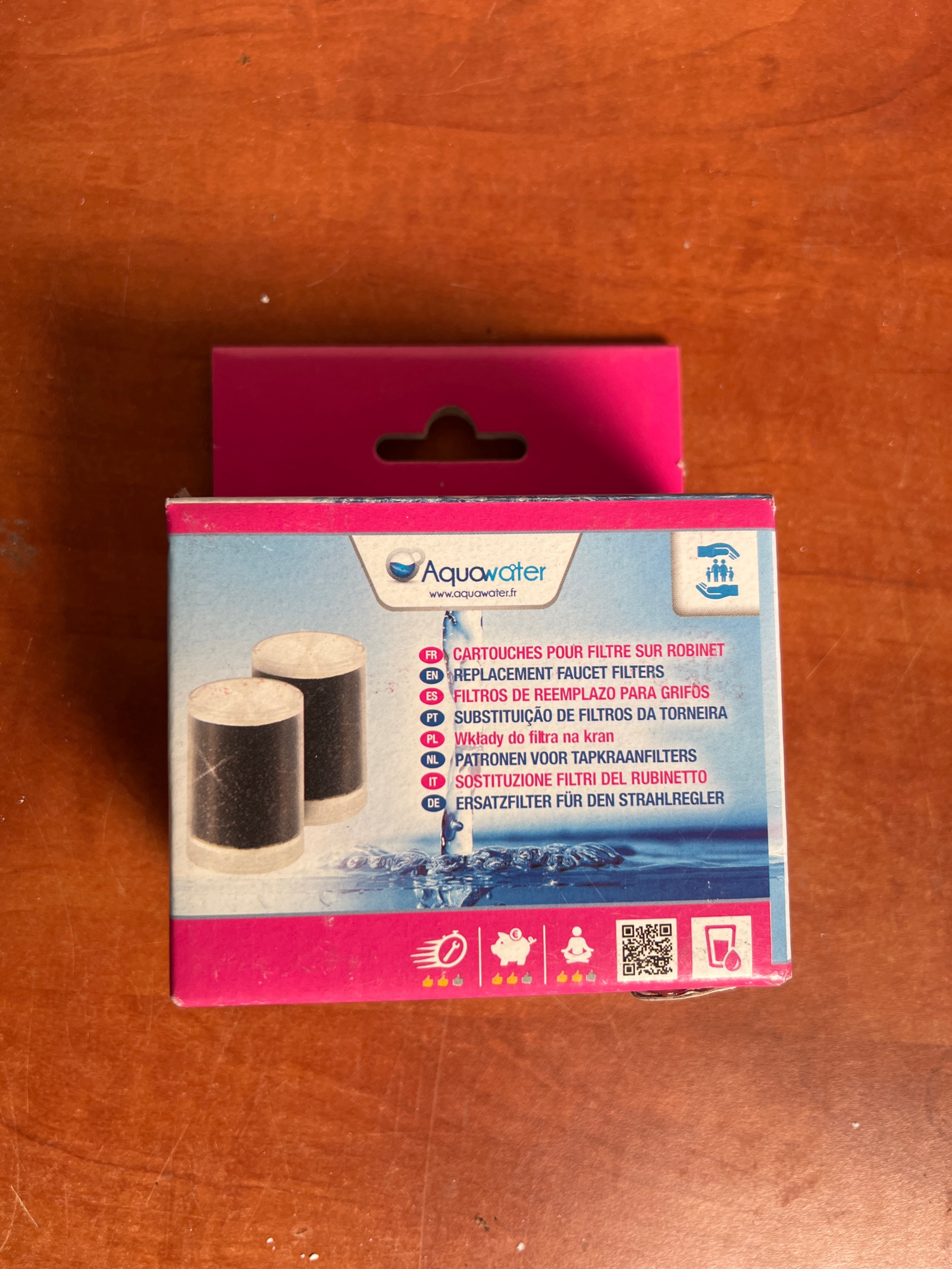 Aquawater cartouches pour filtre sur robinet