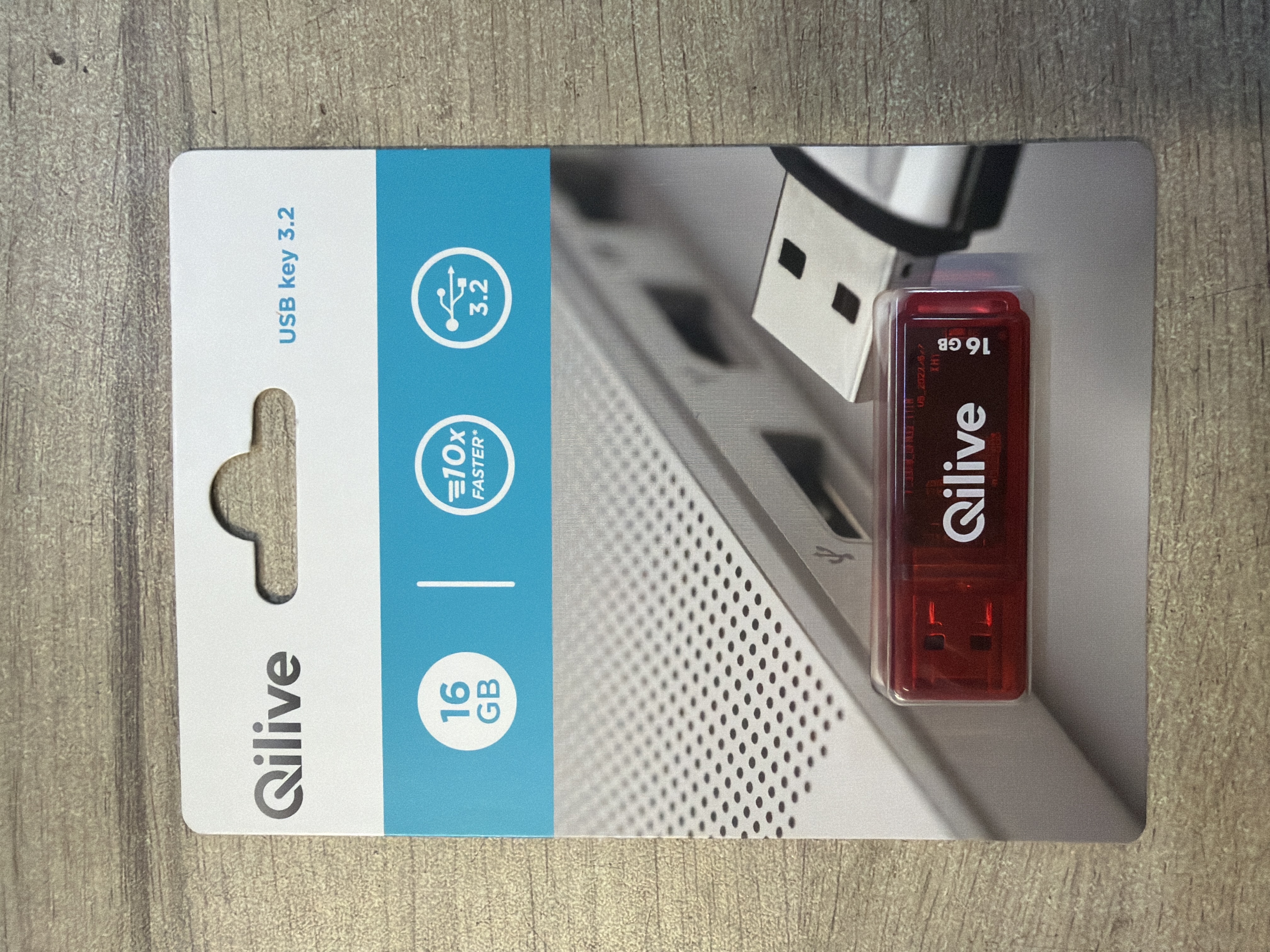 Qilive Clé USB 3.2 16 Go