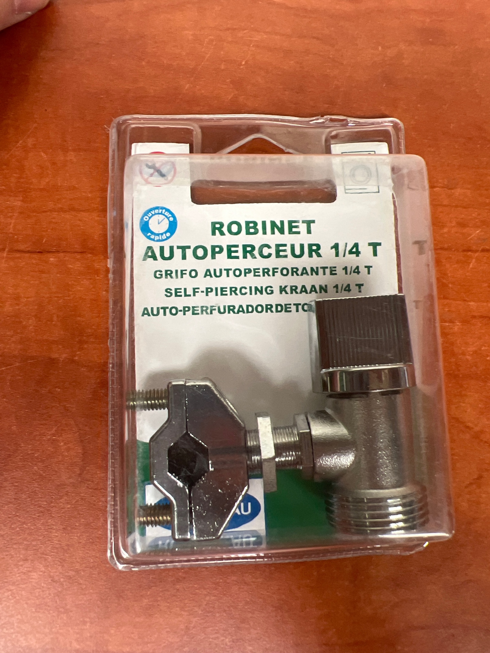 Robinet autoperceur 1/4 T