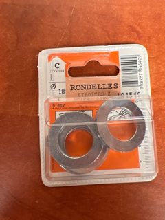 Rondelles étroites Ø18