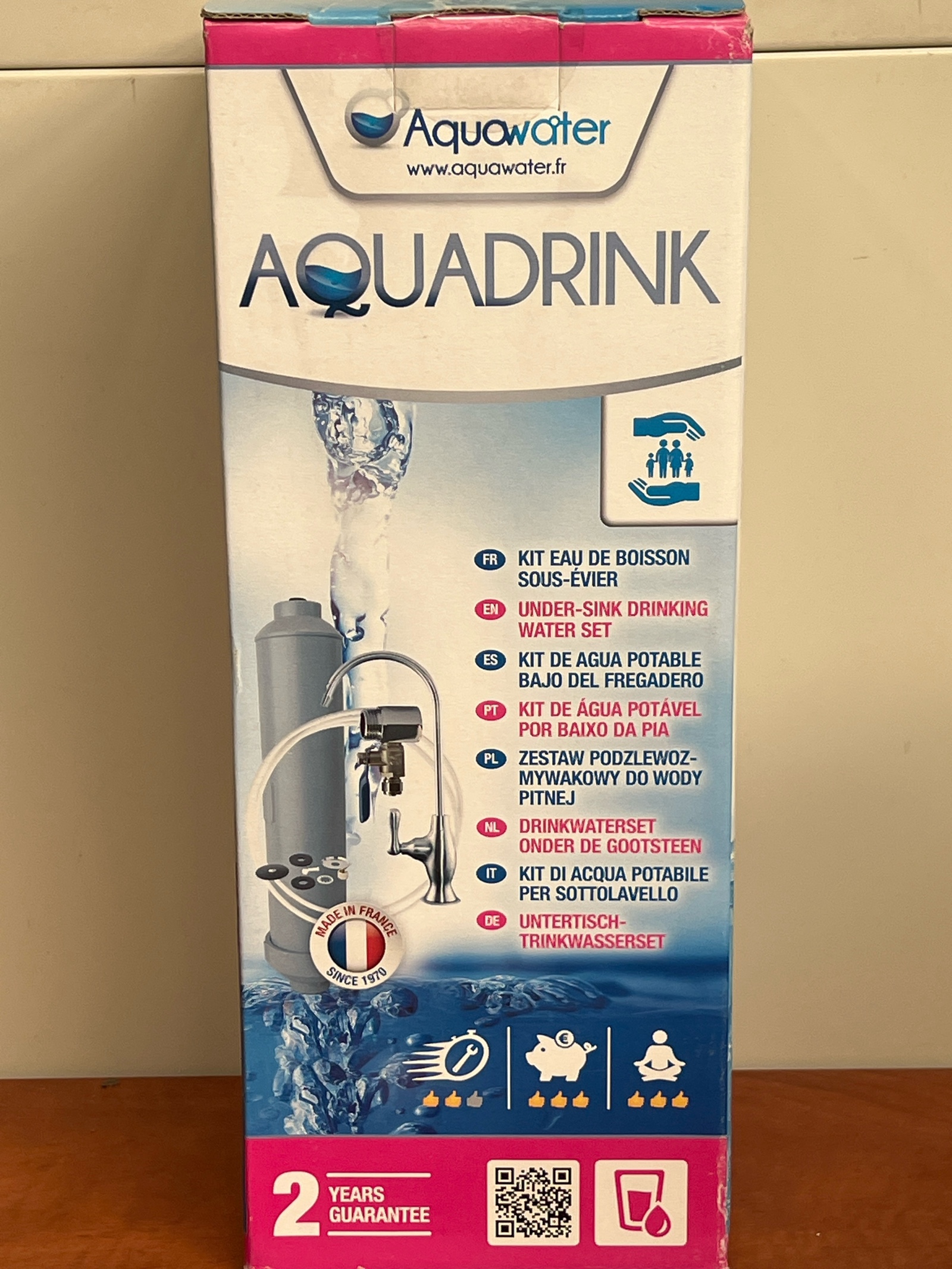 Aquawater Aquadrink – kit eau de boisson sous-évier