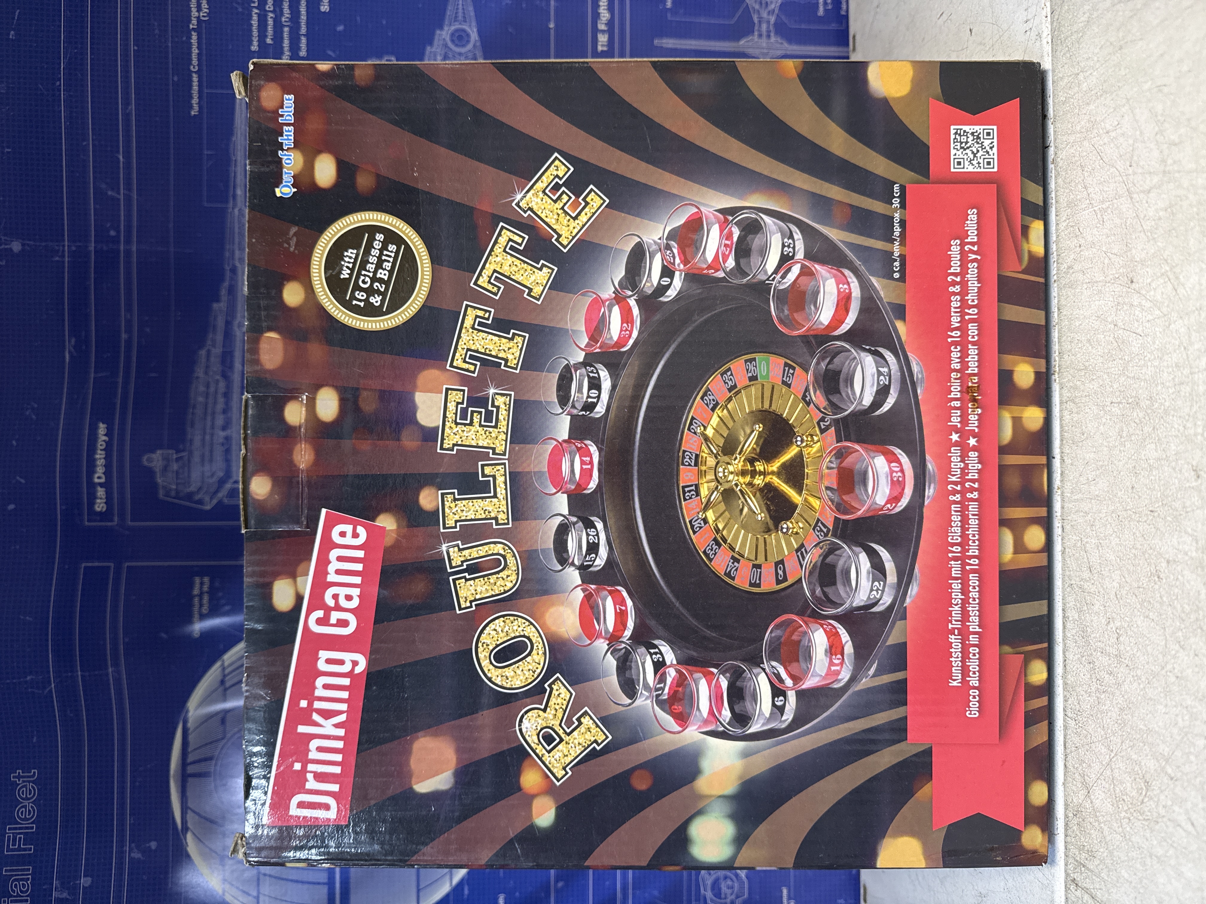Jeu à boire Roulette – Drinking Game avec verres à shot