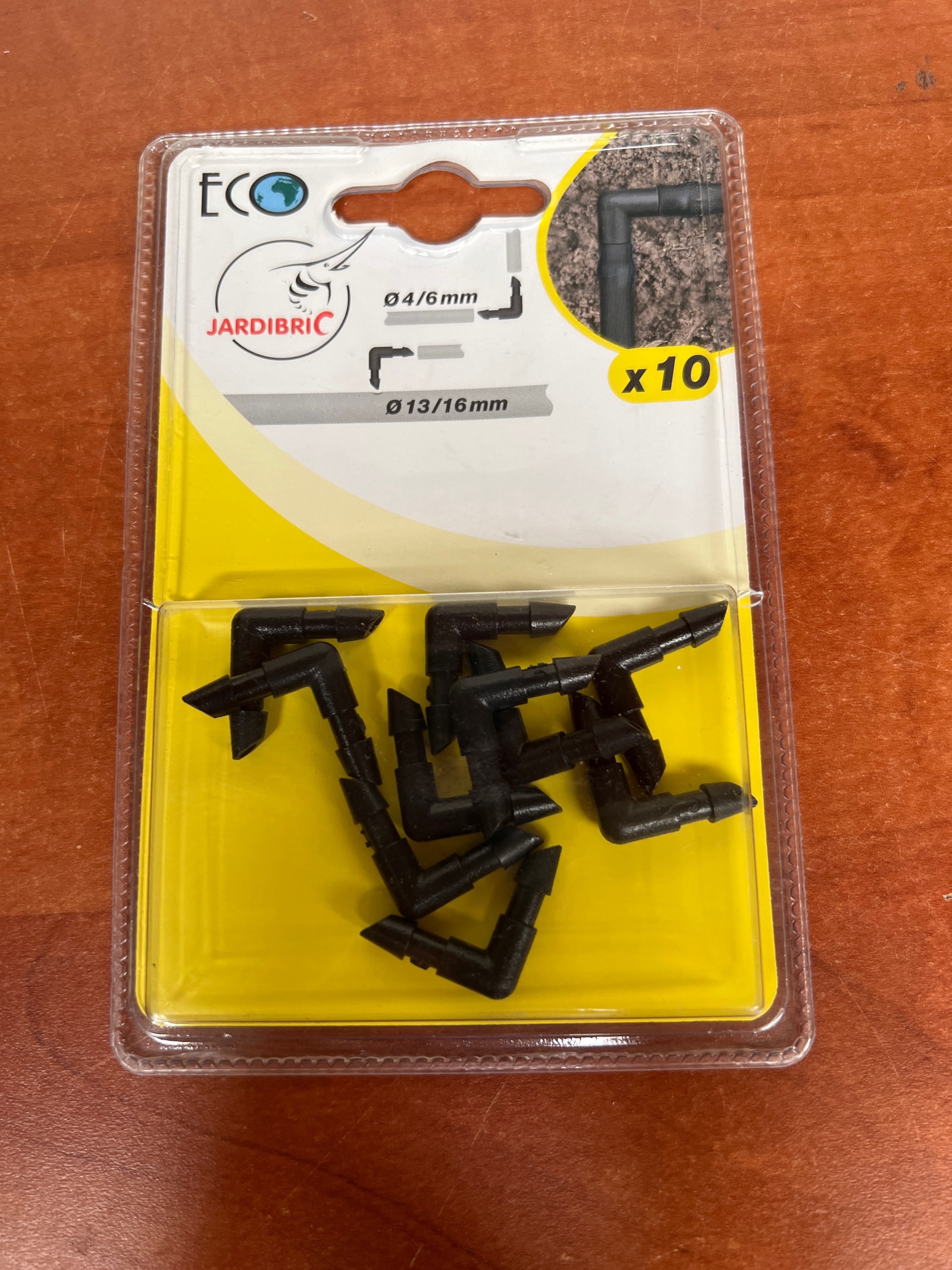 Jardibric coudes d’irrigation 90° Ø4/6 mm (x10)