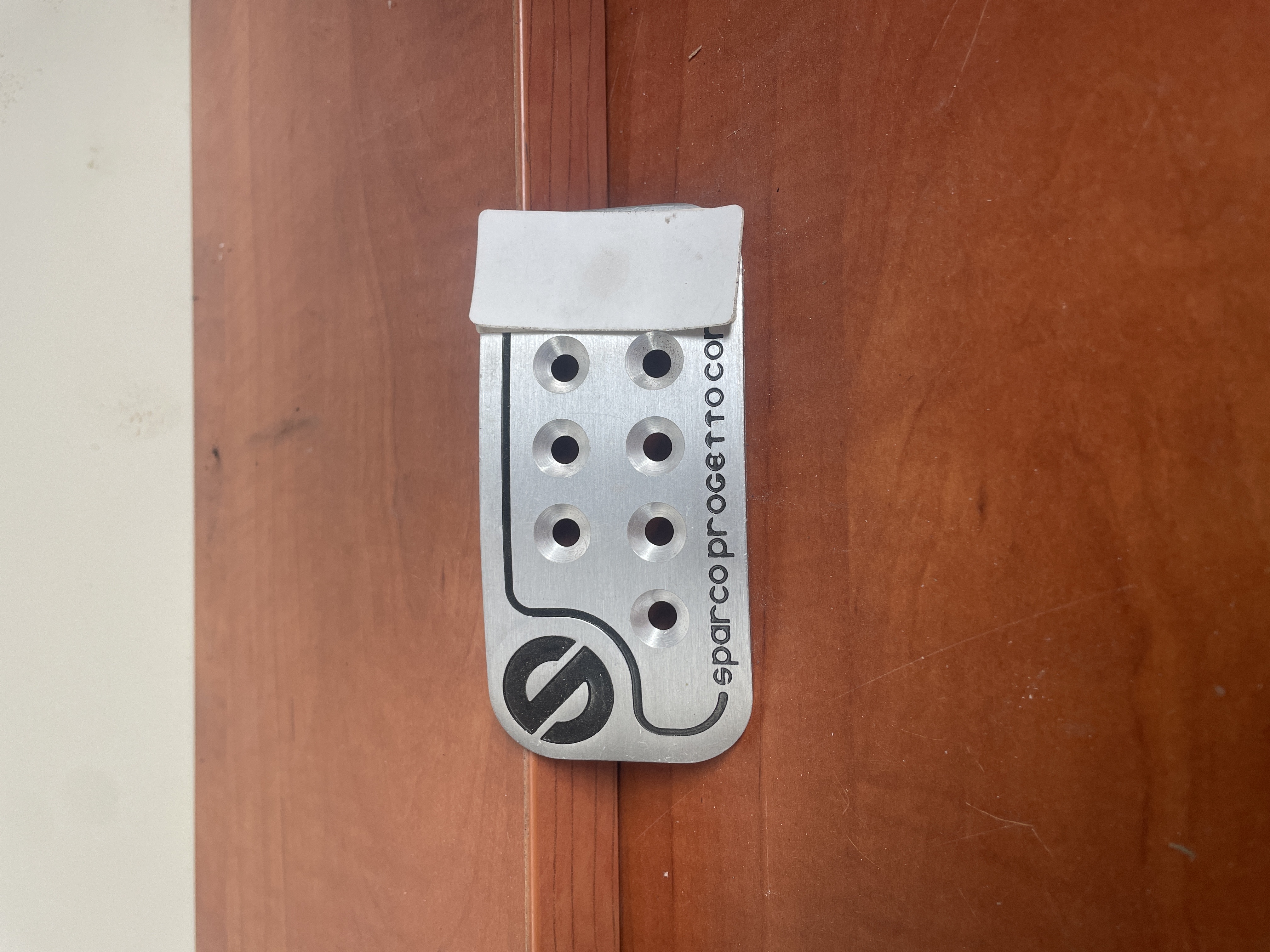 Couvre-pédale en aluminium Sparco