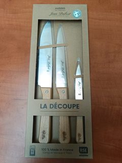 Coffret 3 couteaux de cuisine Maisons Jean Dubost – La Découpe (Made in France)