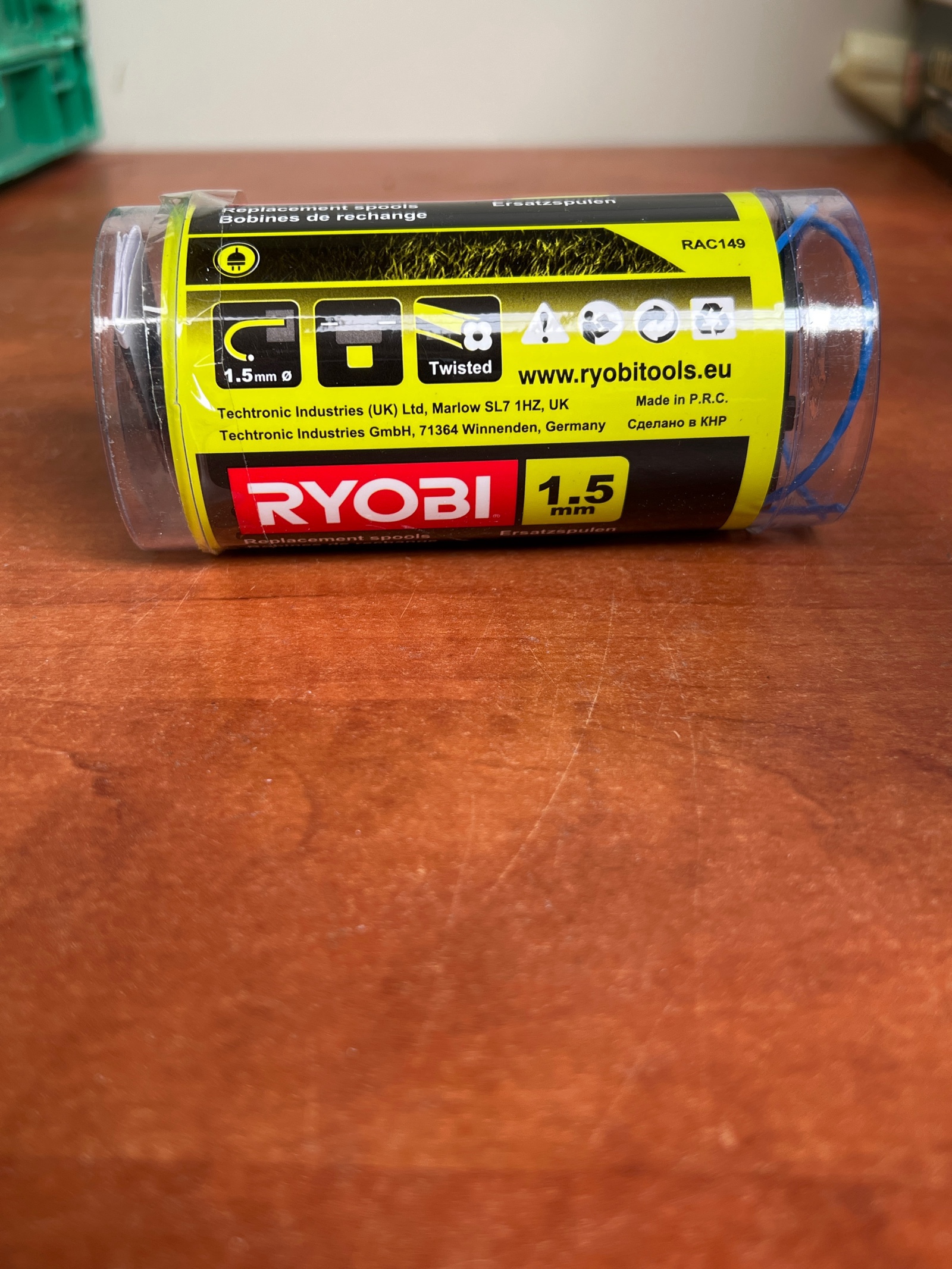 RYOBI RAC140 Bobine de rechange fil torsadé 1.5 mm