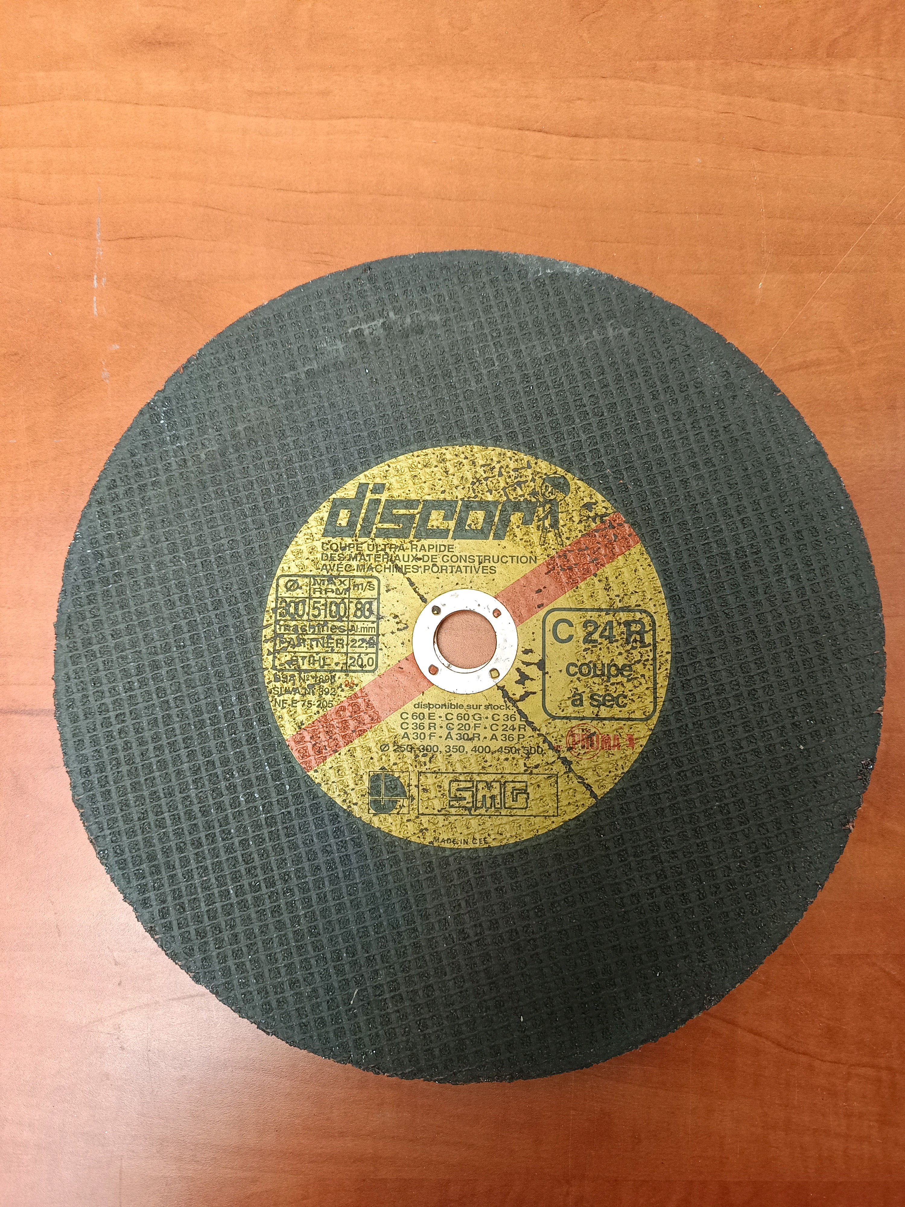 SMG C24 Disque à tronçonner « coupe à sec »