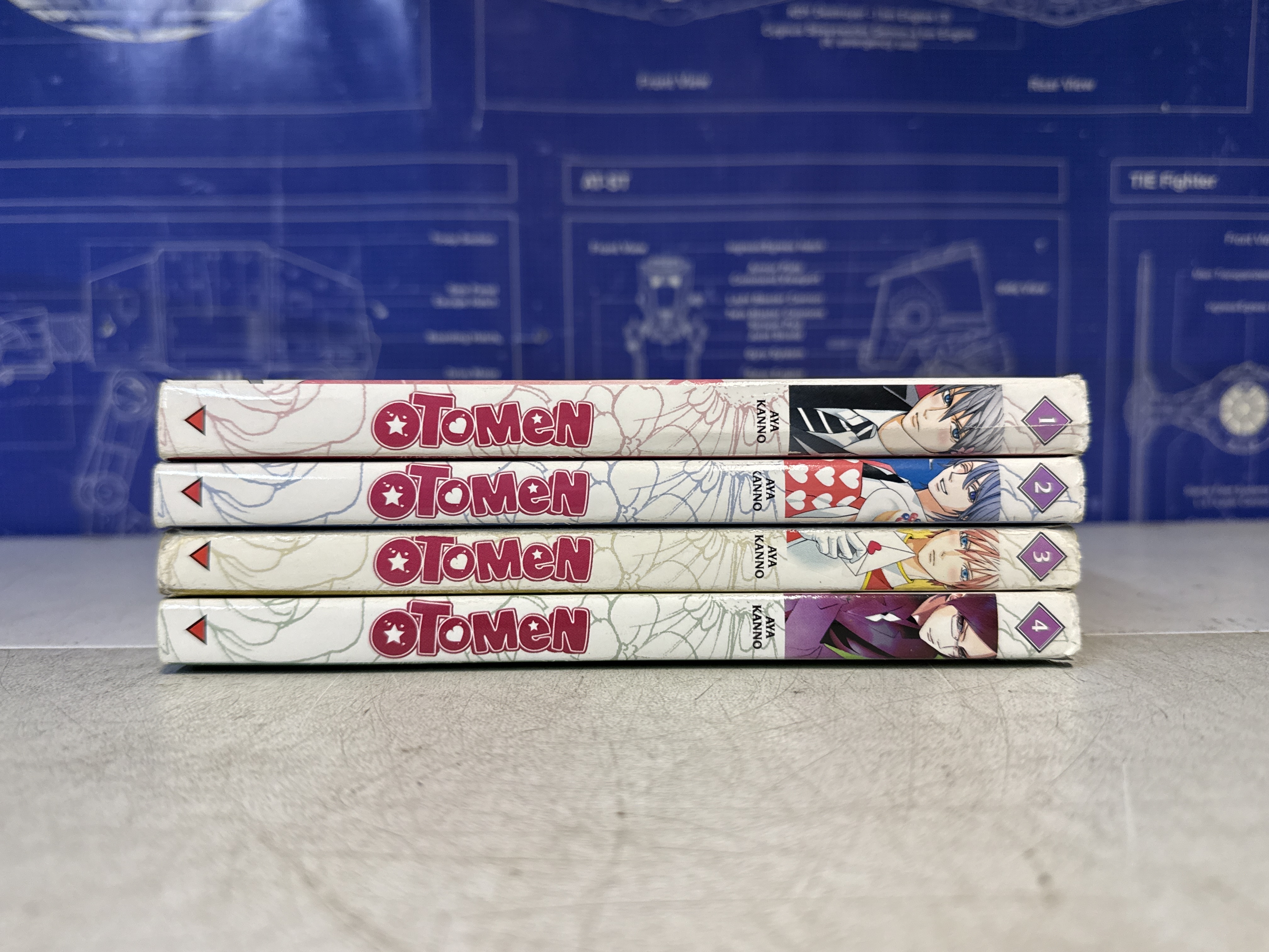 Lot manga Otomen tomes 1 à 4