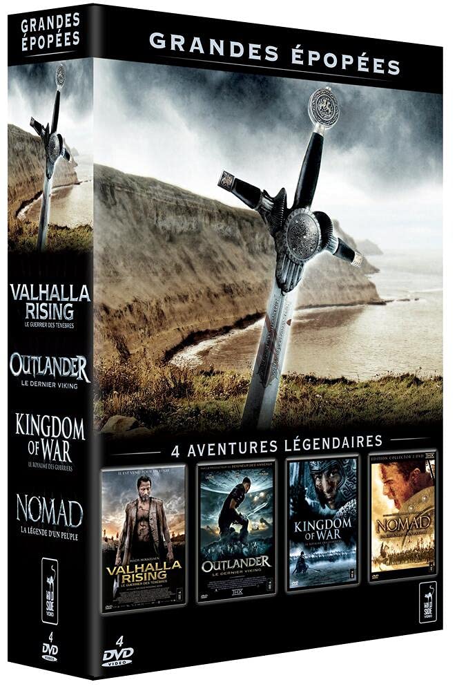 Grandes Épopées - Coffret - Valhalla Rising + Outlander + Kingdom Of War + Nomad