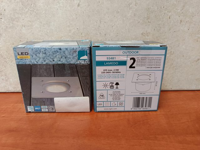EGLO LAMEDO 93481 spot de sol encastrable extérieur LED IP67