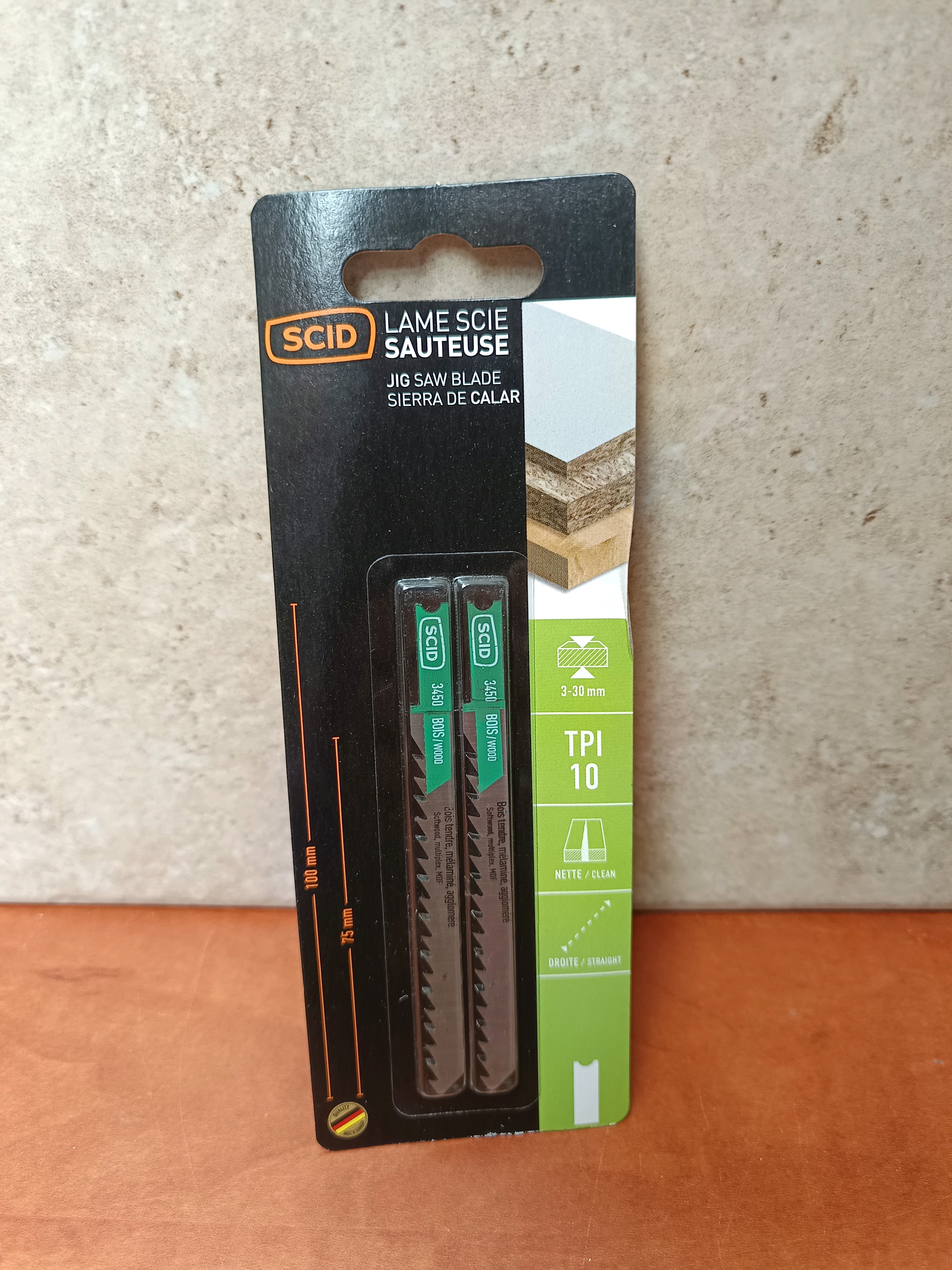 SCID Lame de scie sauteuse TPI 10