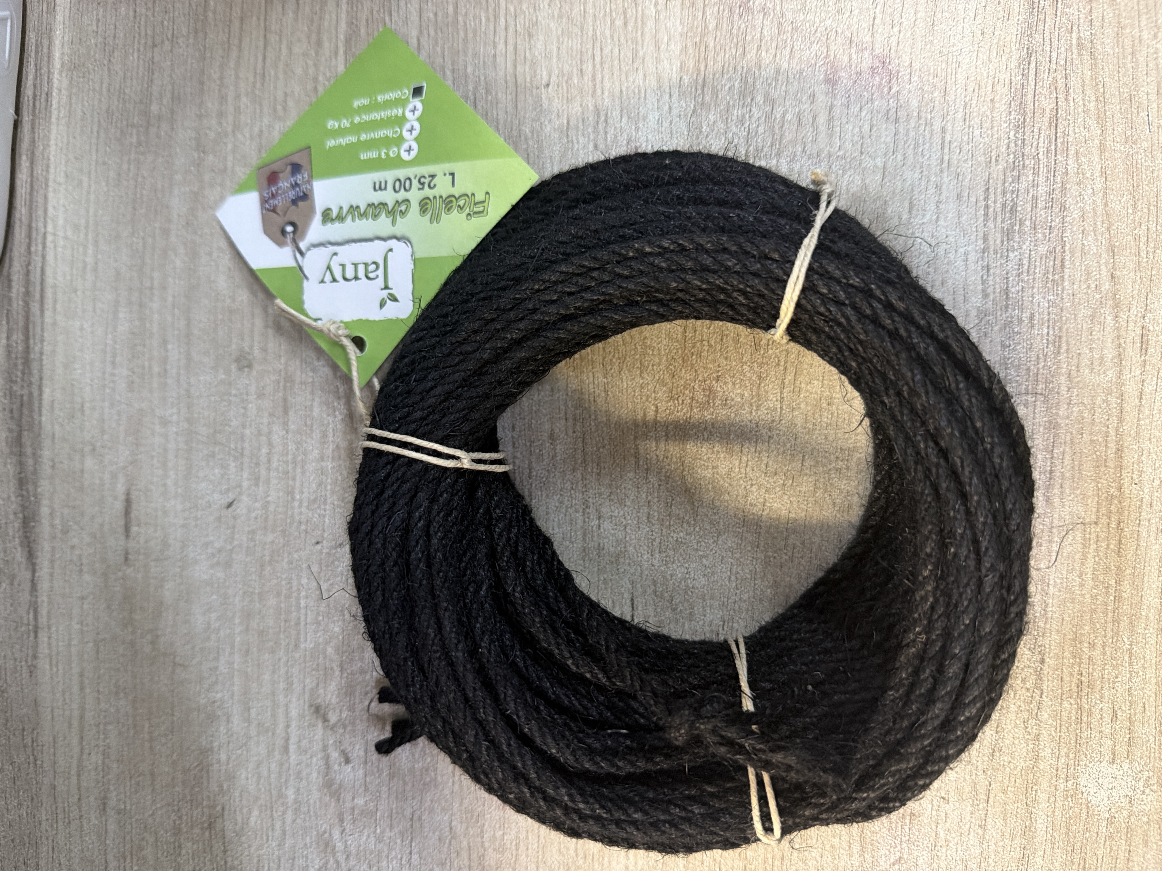 Ficelle de jardin Jany – noire
