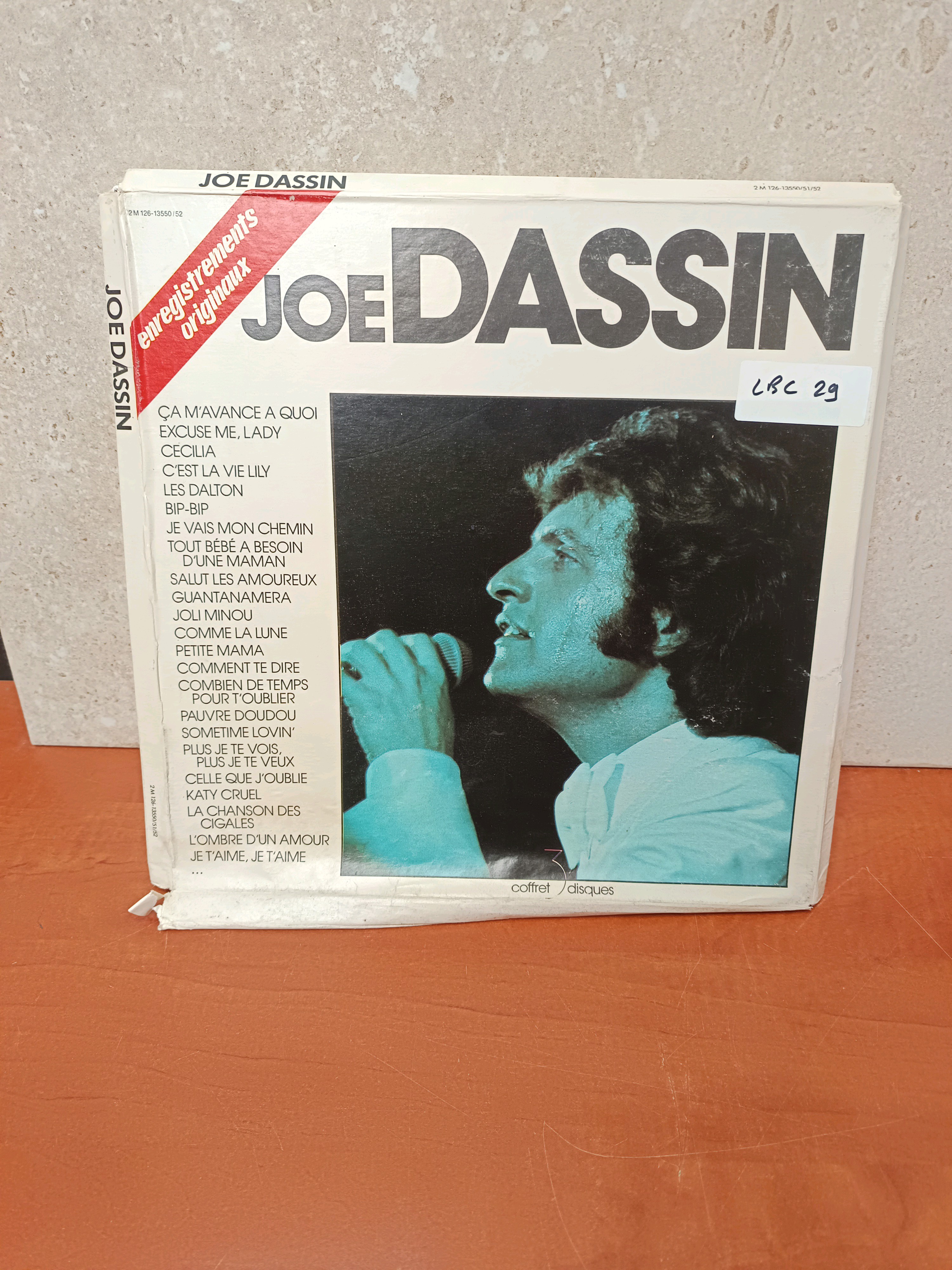 Disque vinyle 33T Joe Dassin
