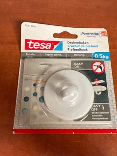 Tesa Powerstrips Crochet de plafond 0,5 kg