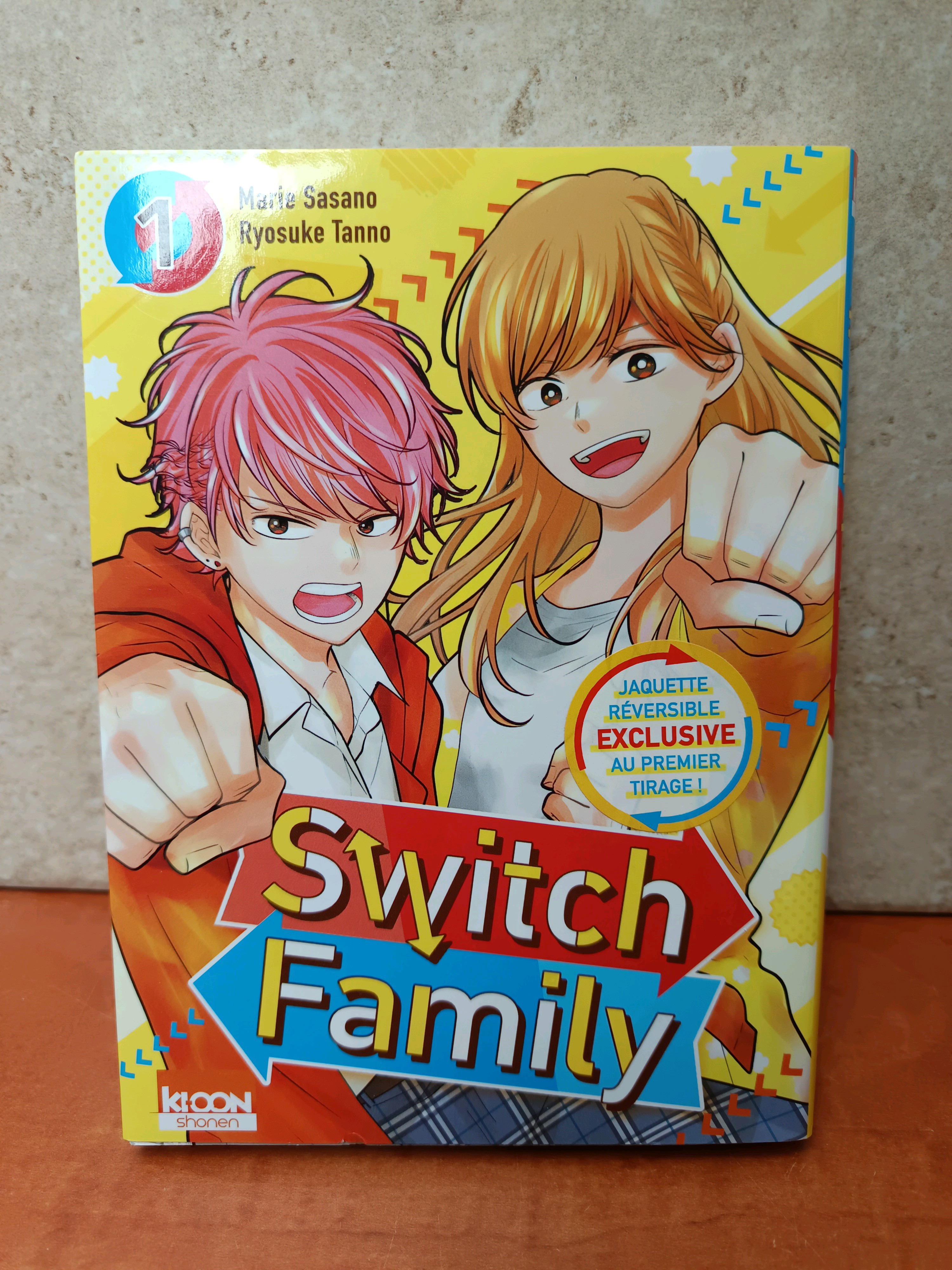 Switch Family - Tome 1 - Marie Sasano & Ryosuke Tanno (Ki-oon)