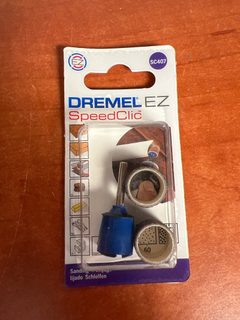Dremel SC407 mandrin et bandes abrasives 13 mm EZ SpeedClic
