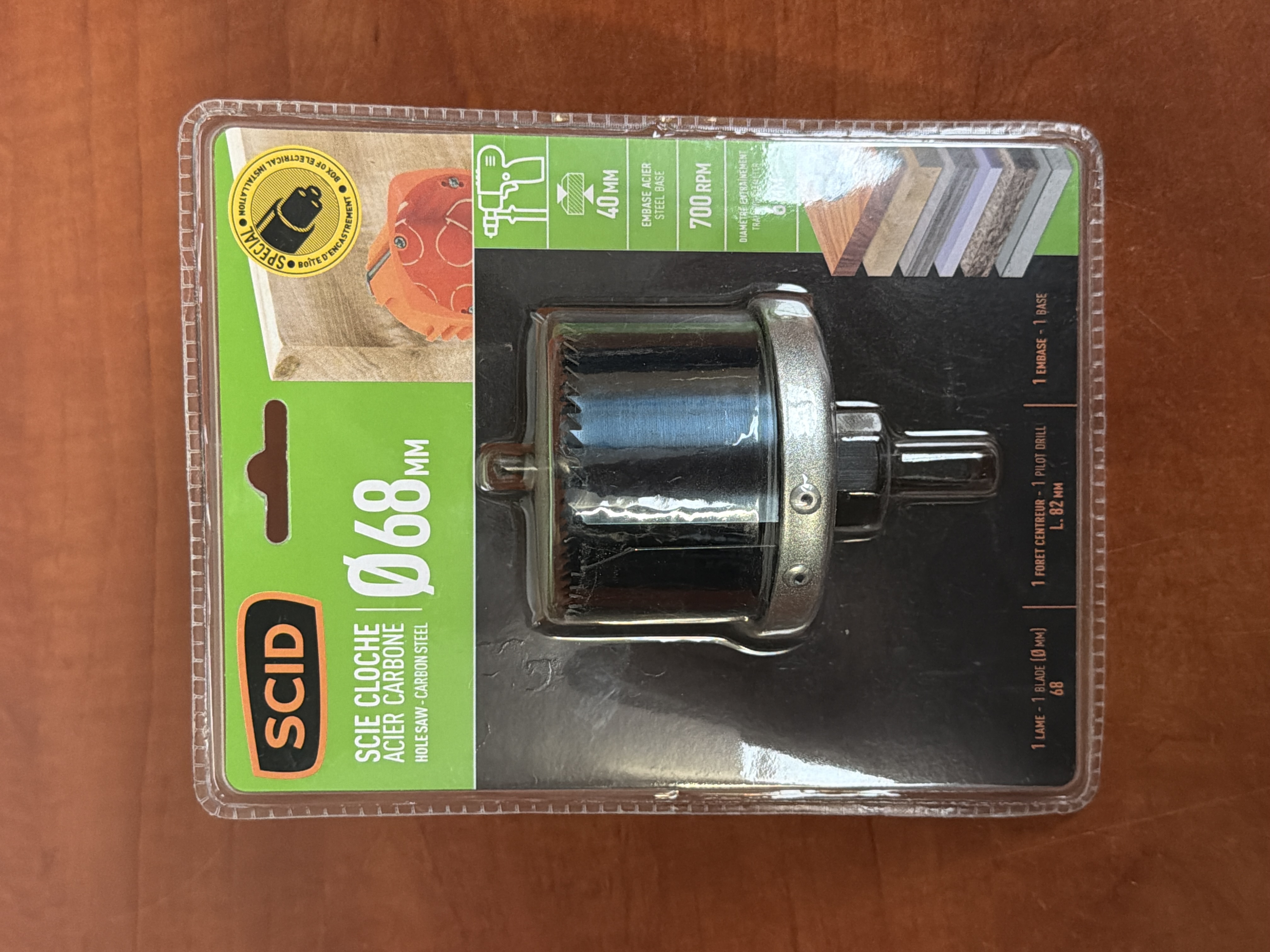 SCID Scie cloche Ø 68 mm