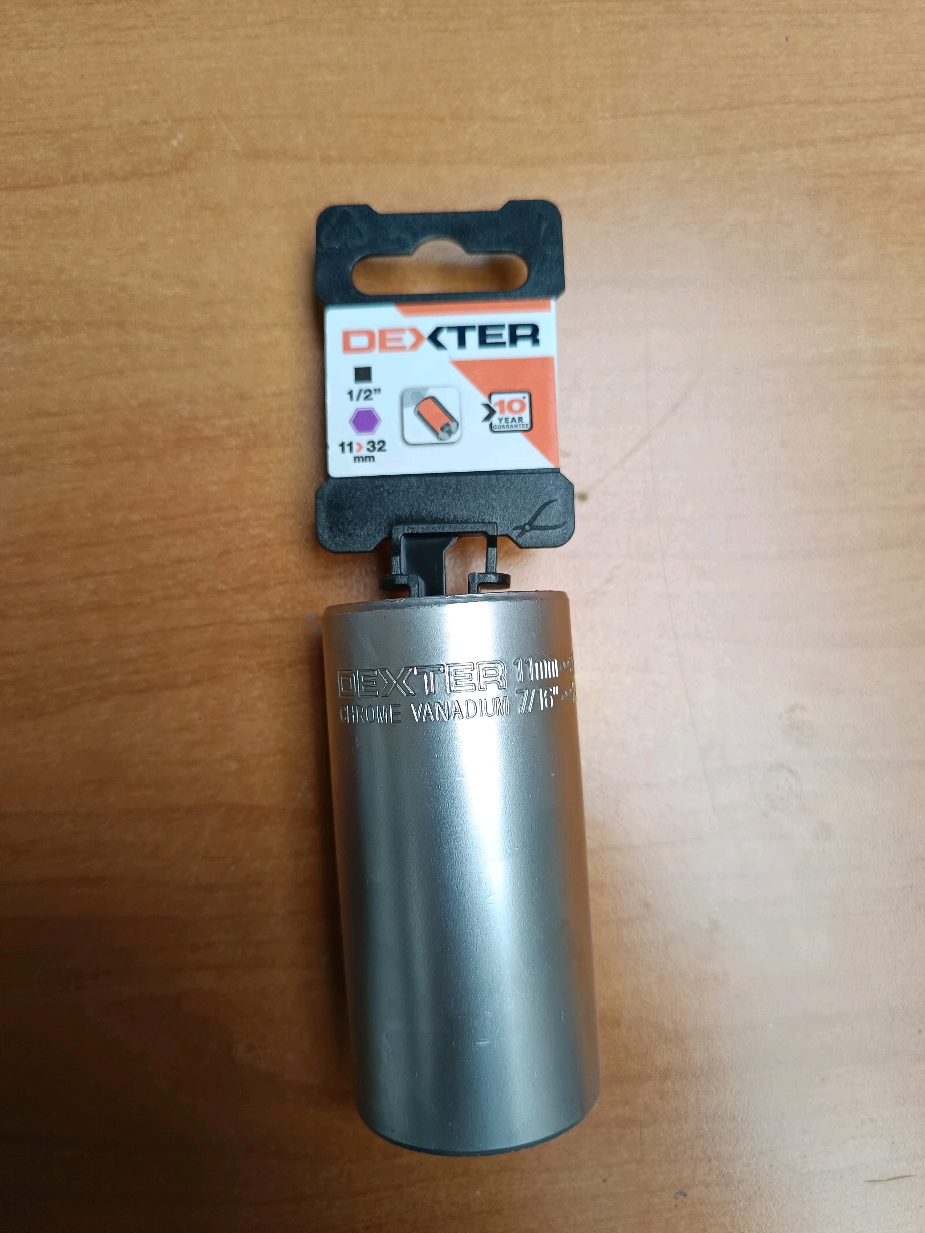 DEXTER douille longue 1/2 pouce en chrome vanadium