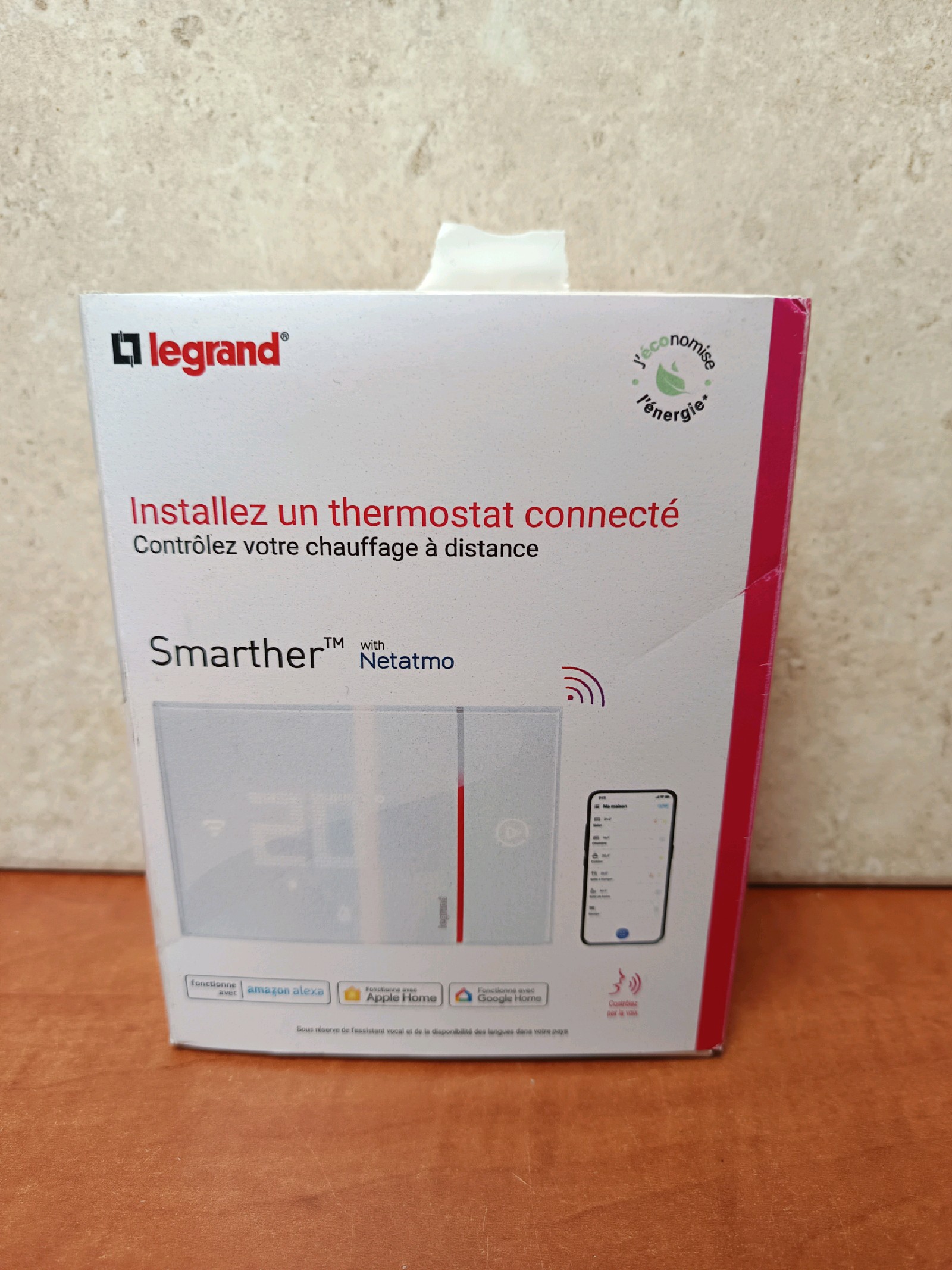 Legrand Smarther with Netatmo - Thermostat d'ambiance connecté blanc