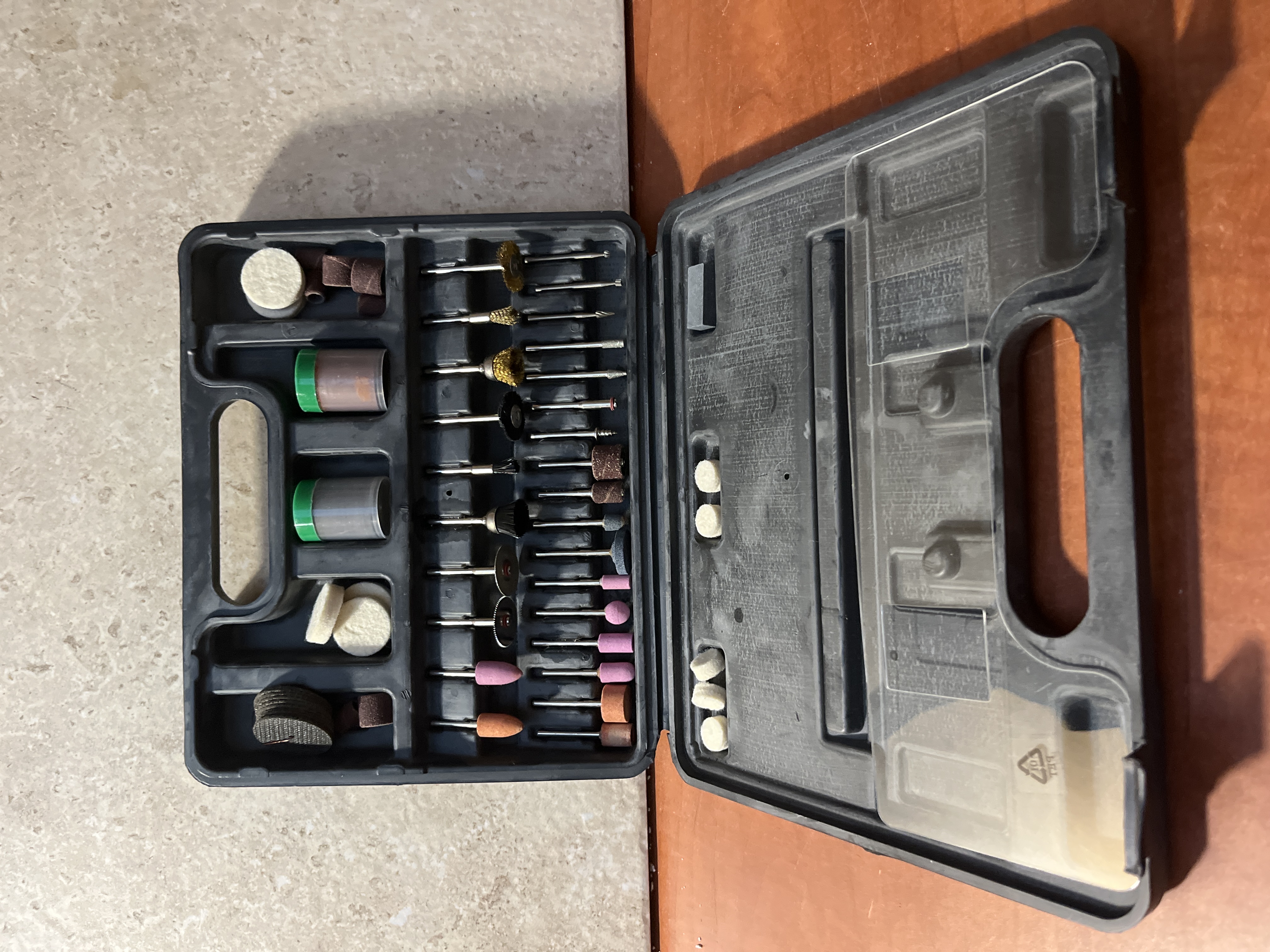 Powerfix Profi+ coffret d’accessoires pour outil rotatif