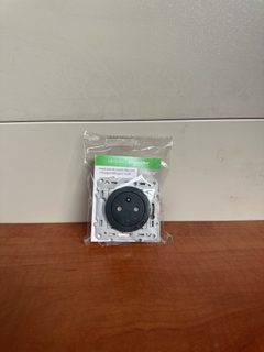 Schneider Odace - Prise + chargeur USB-C 10,5W anthracite